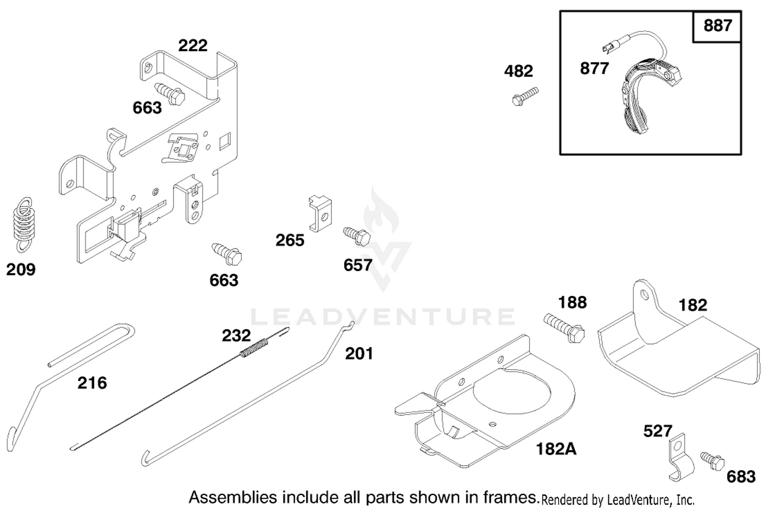 Engine Briggs  Stratton Model 28m707-0127-01 6