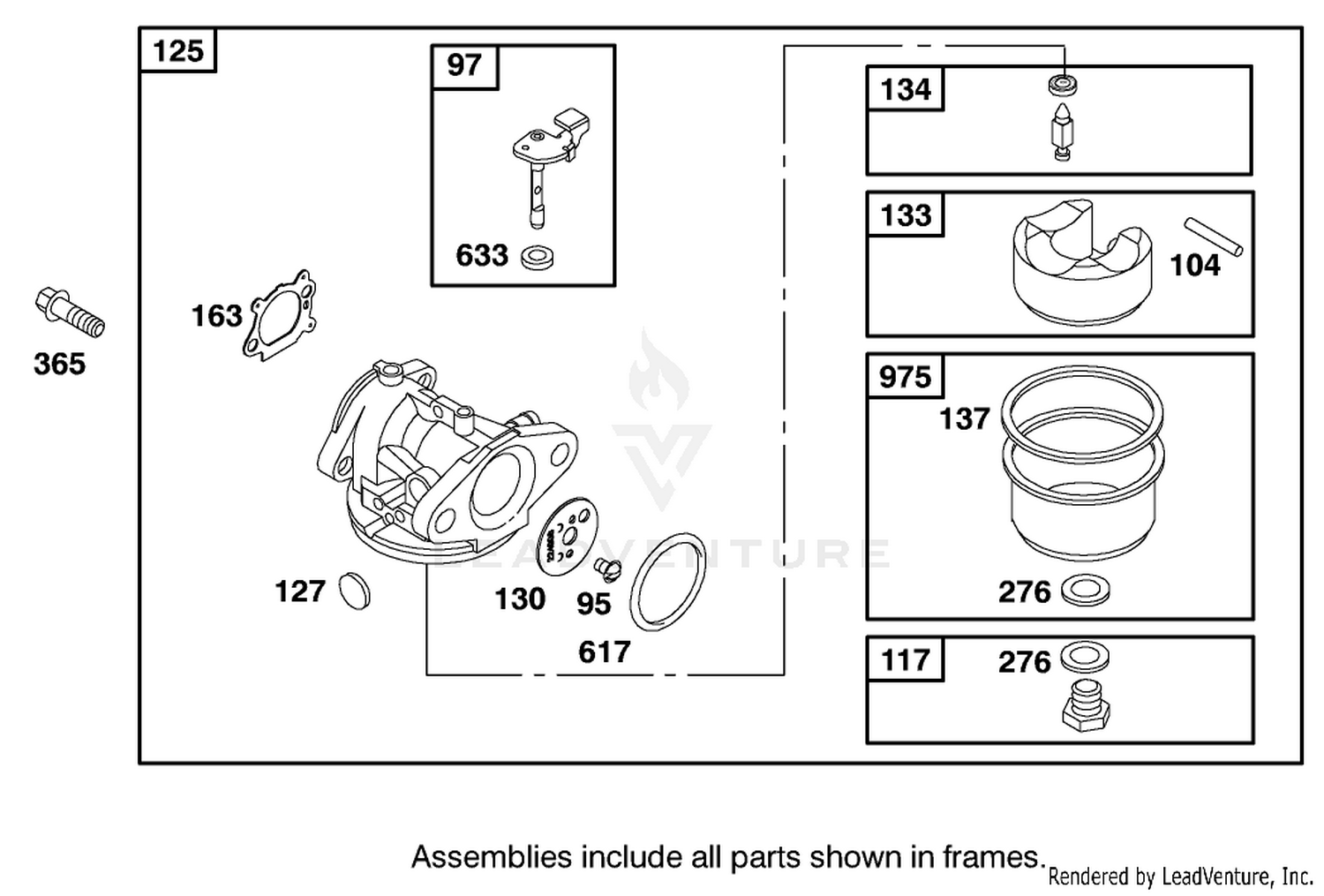 Engine Briggs  Stratton Model 12j802-2369-B1 3