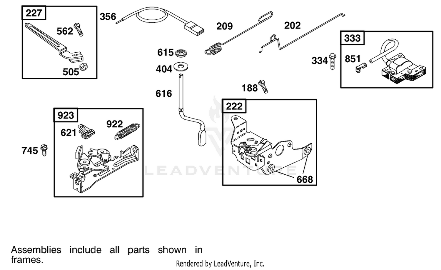 Engine Briggs  Stratton Model 12h802-1767-E1 4