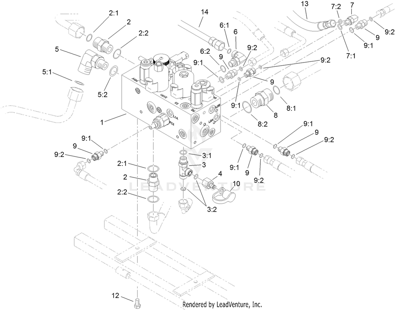 Manifold Block Installation Assembly