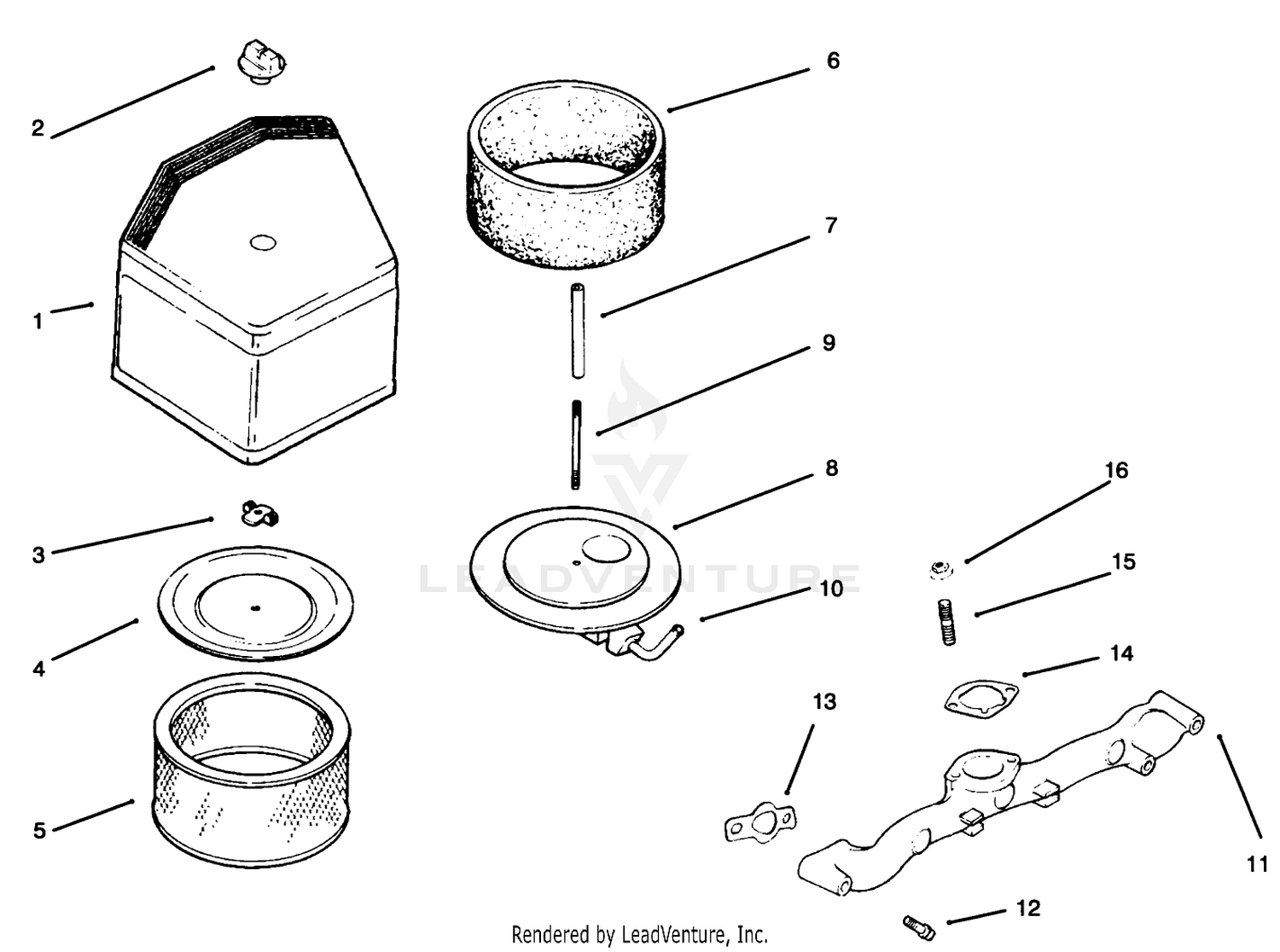 Air Cleaner/filtration Kohler Engine Cv18s - Ps 61521