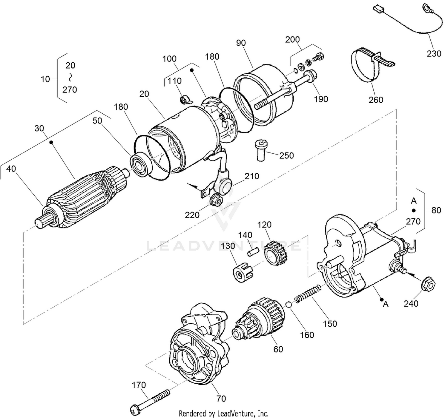 Starter Component Assembly