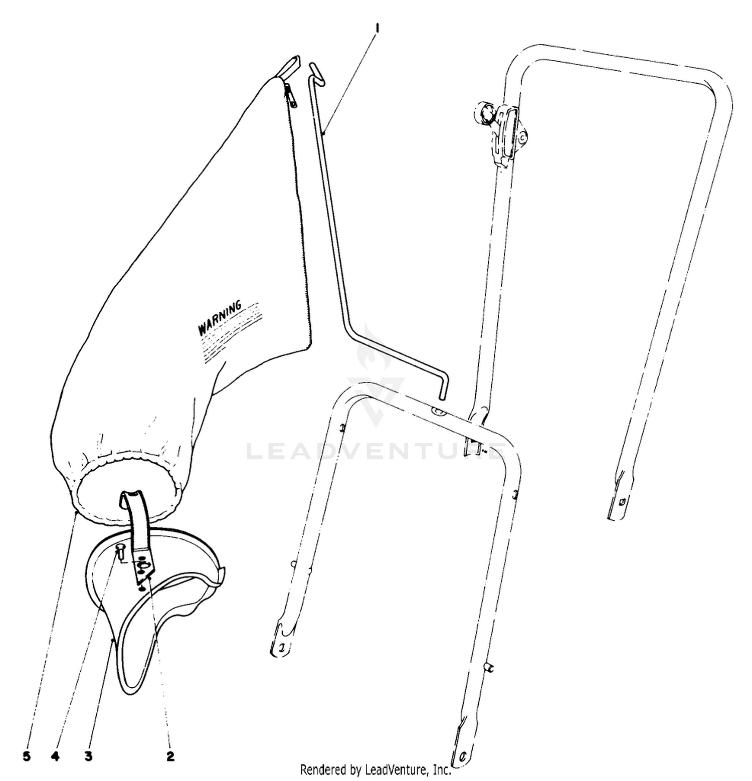 Grass Bagging Kit (optional) No. 16599