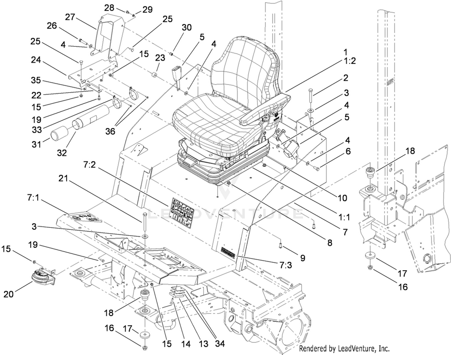Seat and Platform Assembly