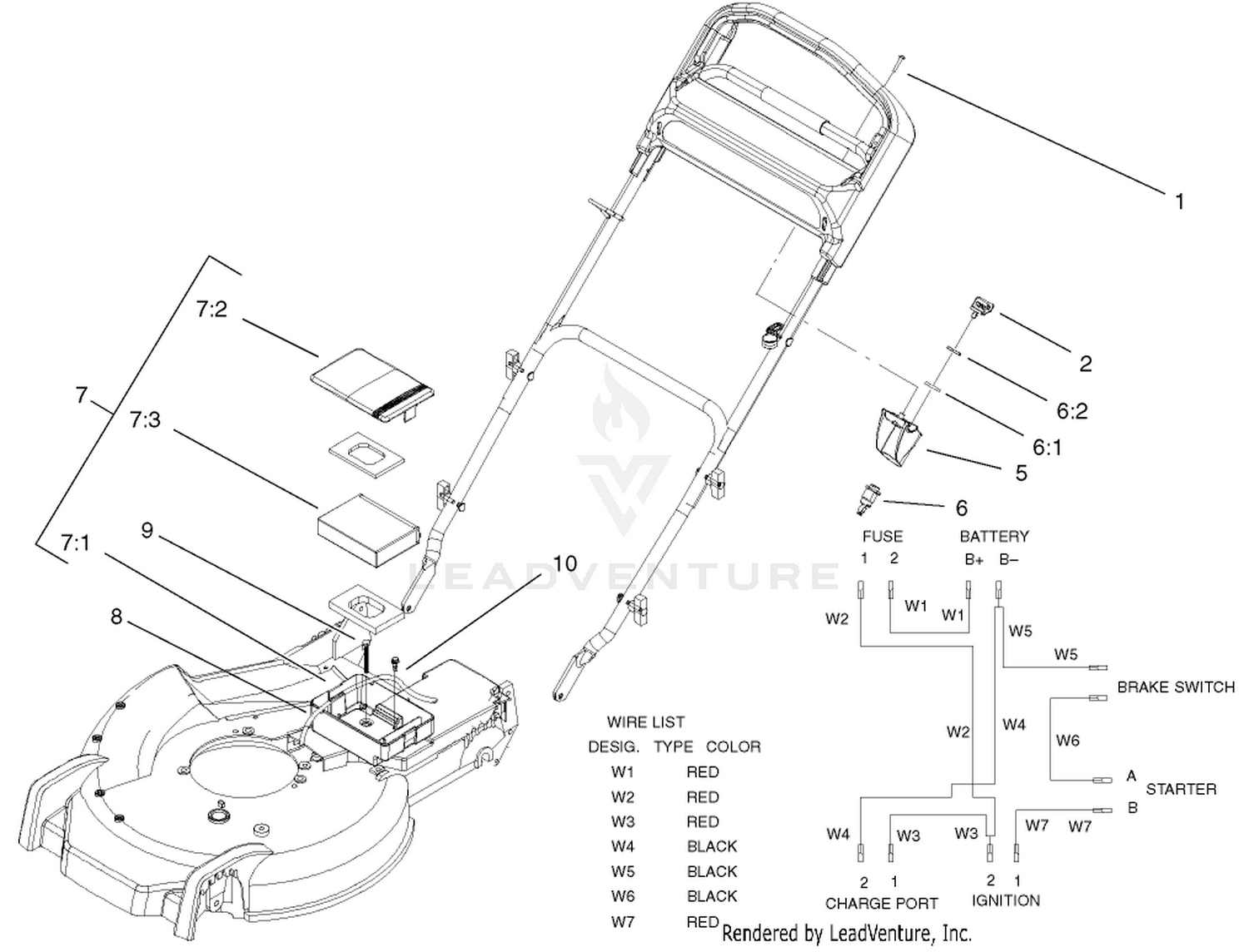 Battery And Switch Assembly