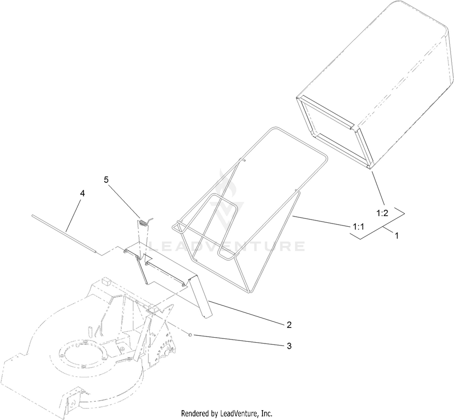 Rear Door and Bag Assembly