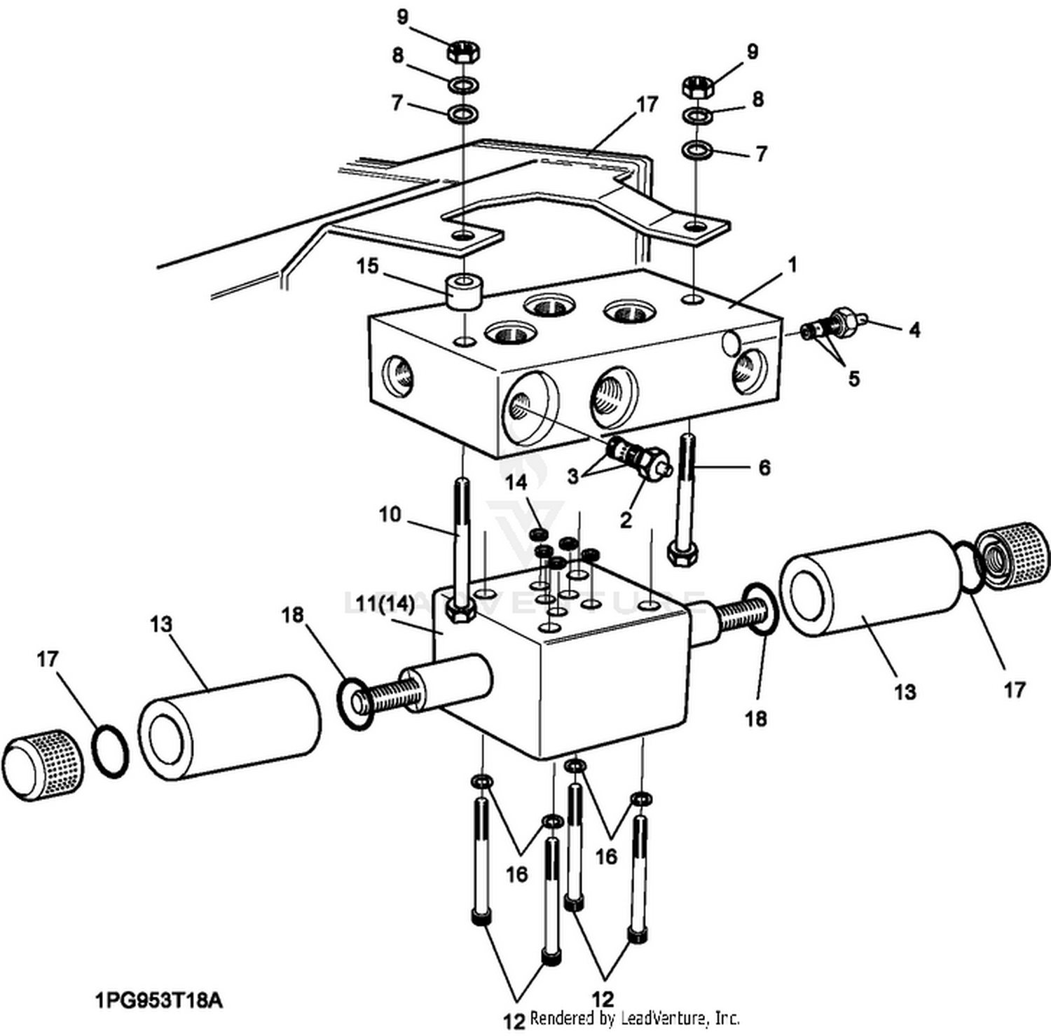 Cutter Sub Plate / Control Valve