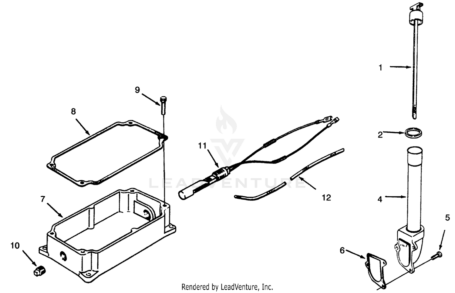 Oil Pan And Dipstick