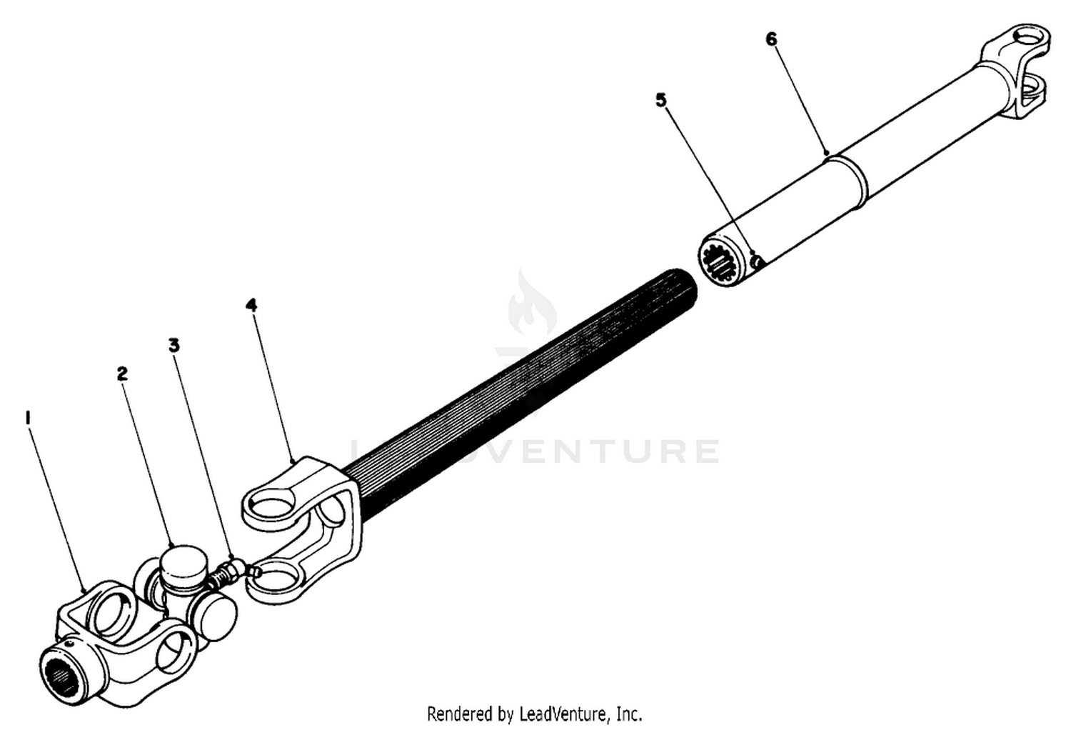 Drive Shaft Assembly No. 62-4260