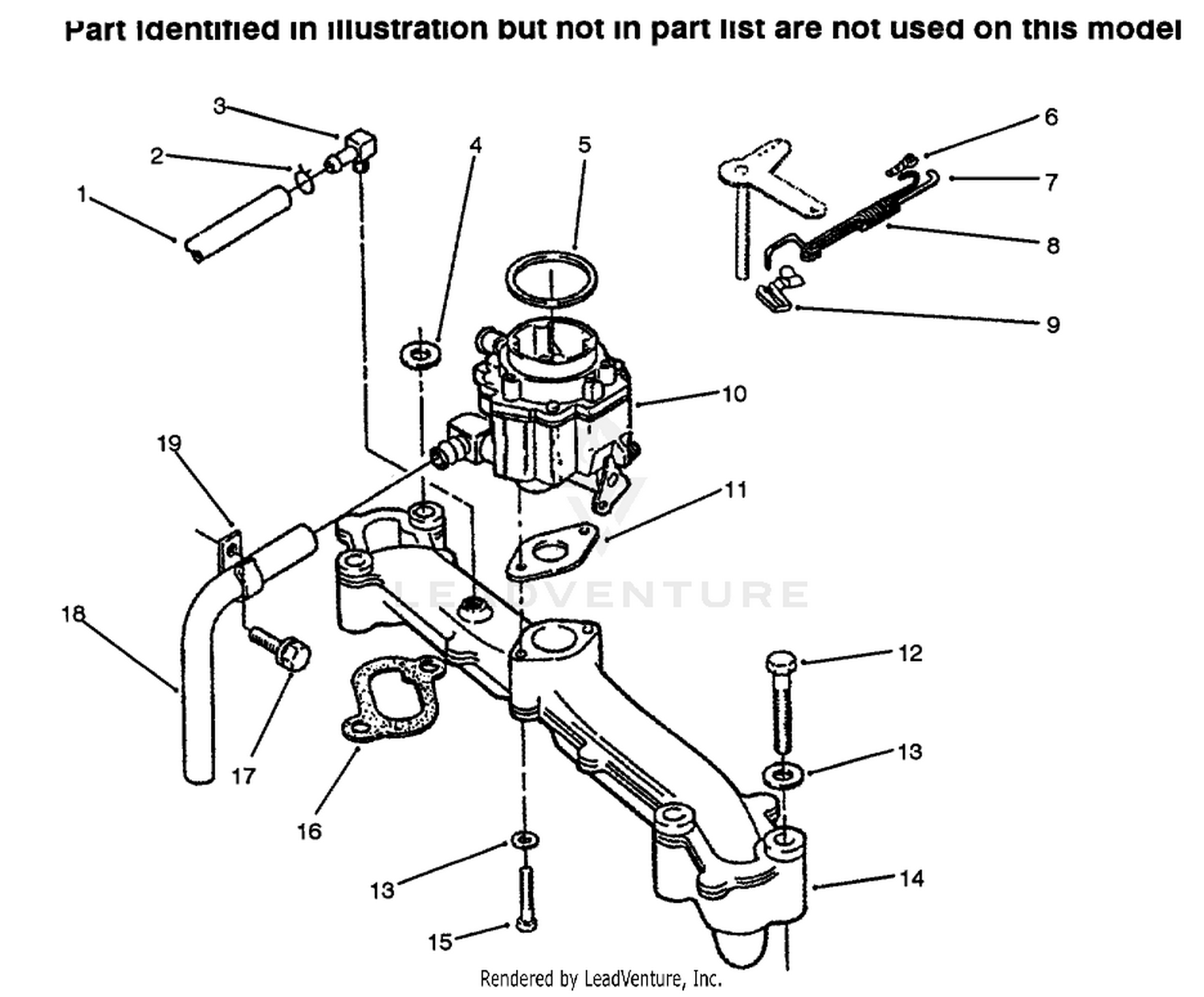 Intake Manifold  Carburetor