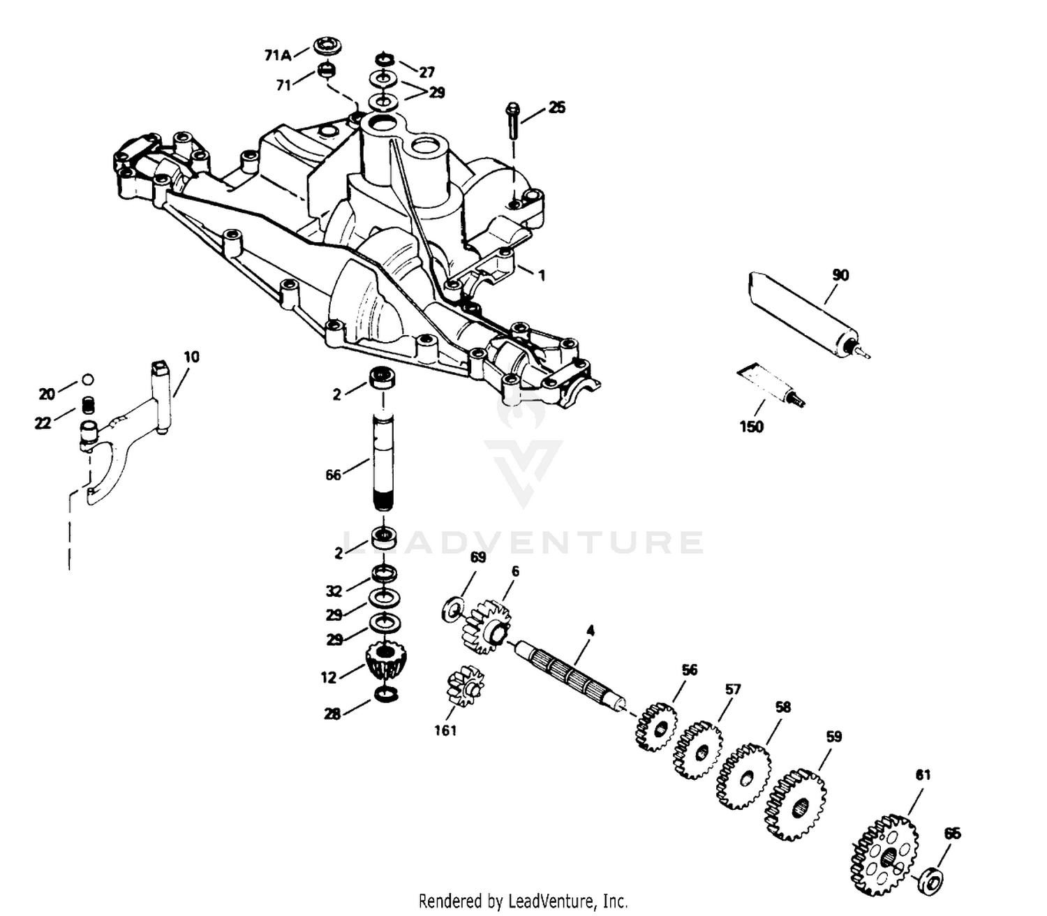 Peerless Transaxle Model No. 915-020