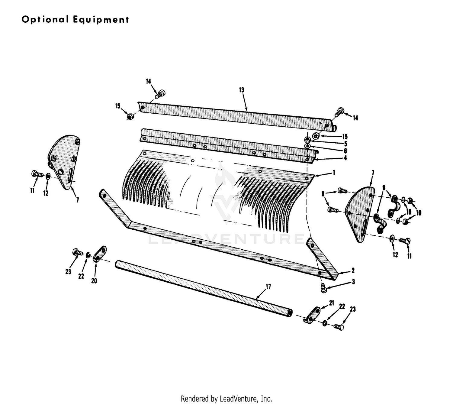 Spring Comb Kit No. 76054 Parts List