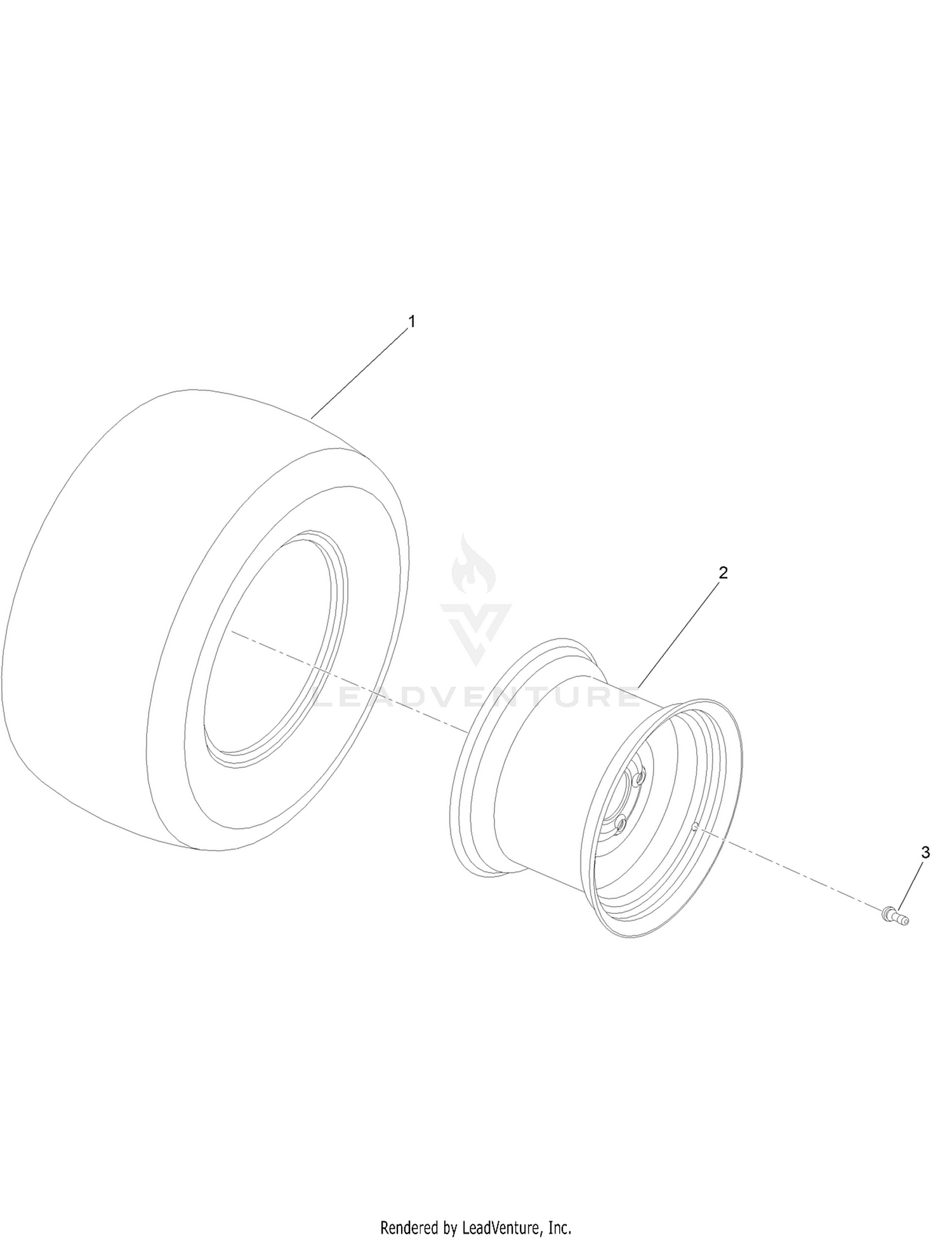Wheel Assembly No. 144-7528
