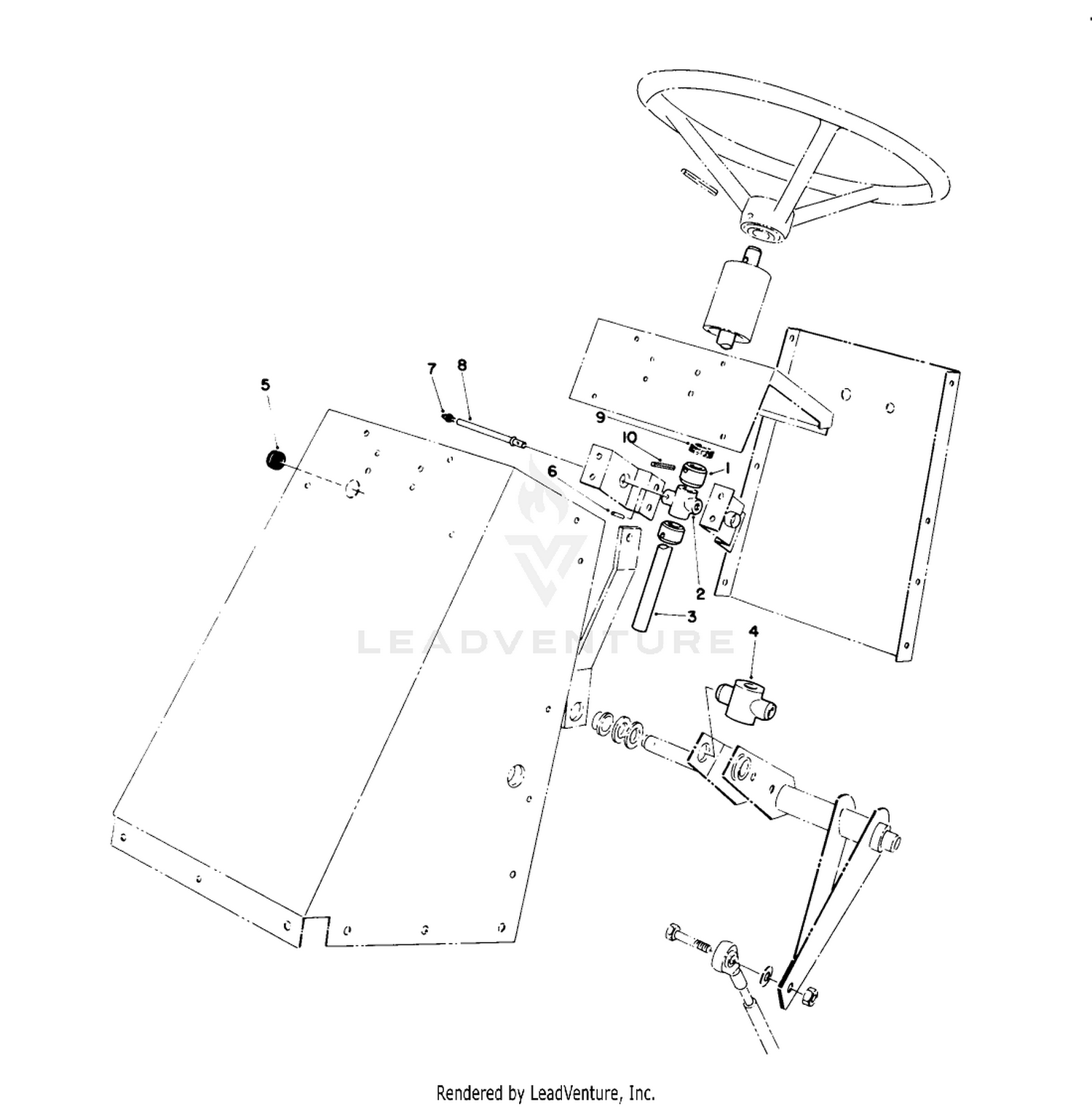Steering Bearing Kit-Groundmaster 117