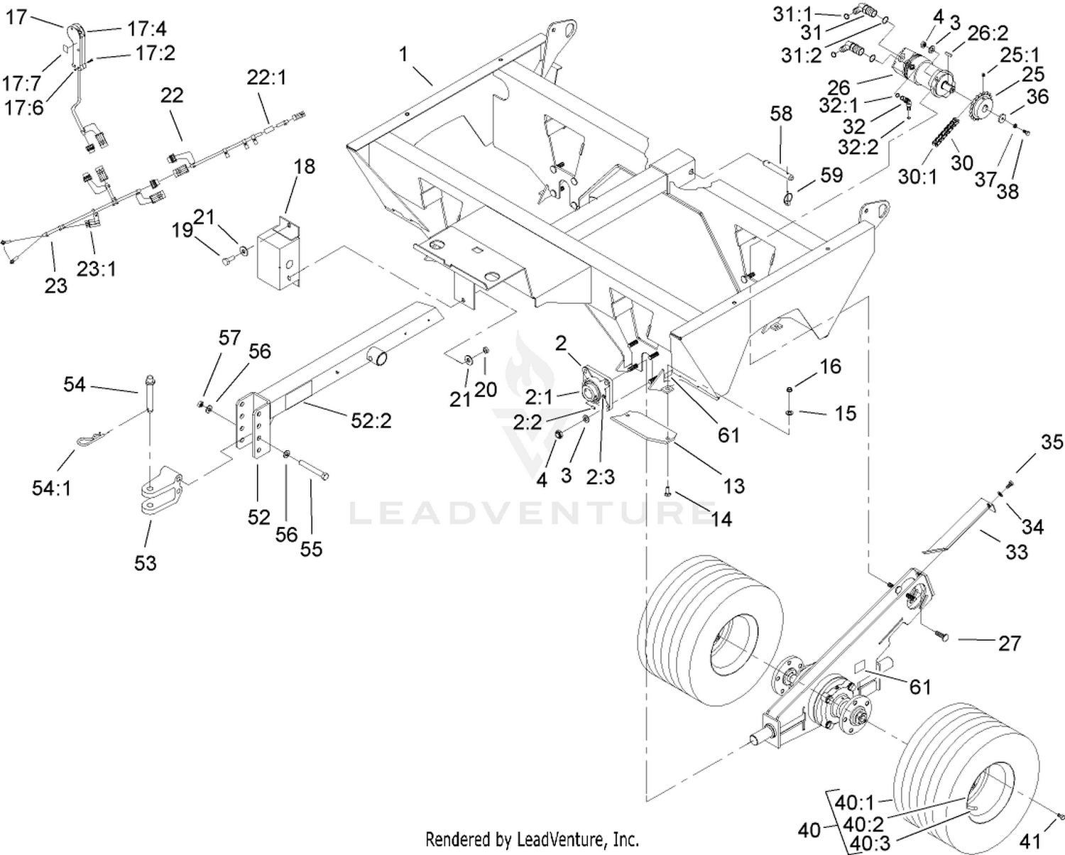 Cradle and Trailer Assembly