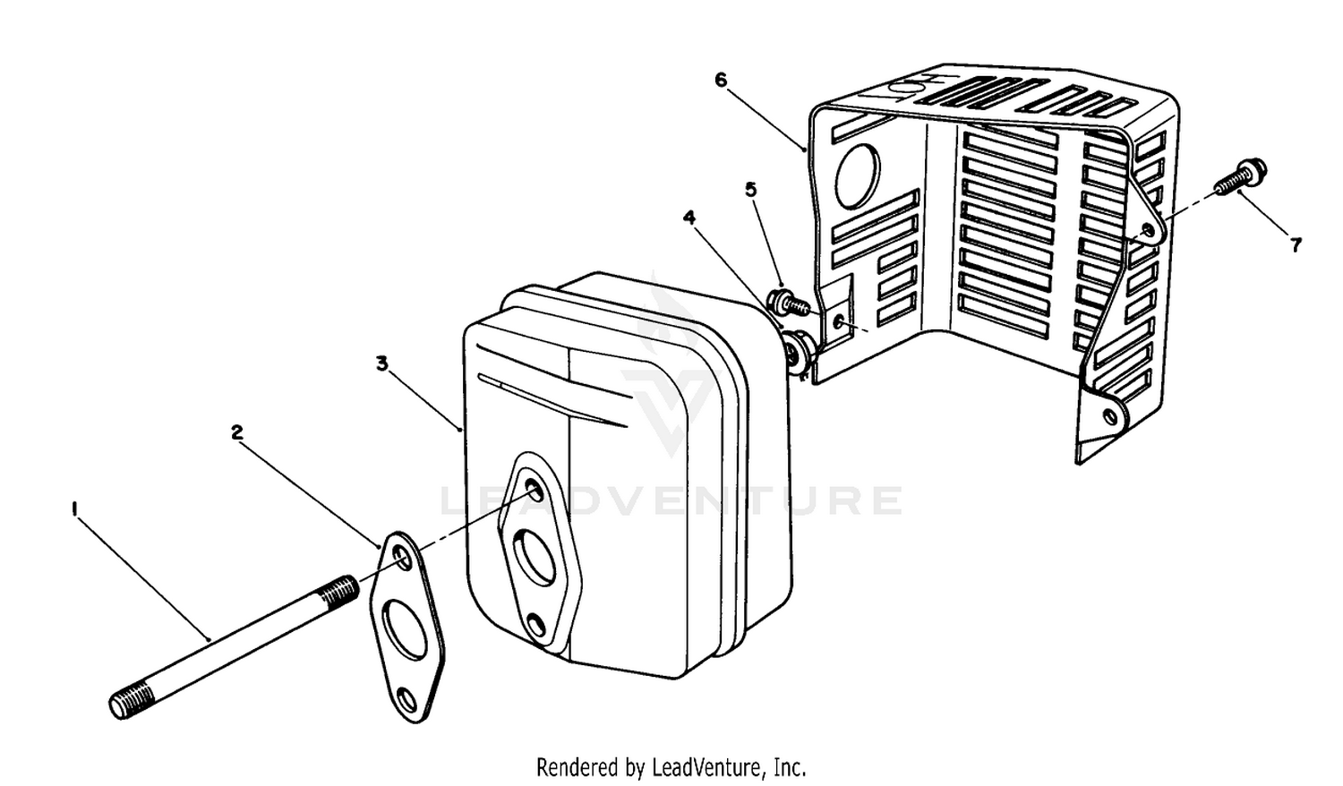 Muffler Assembly (engine No. Vmj8)