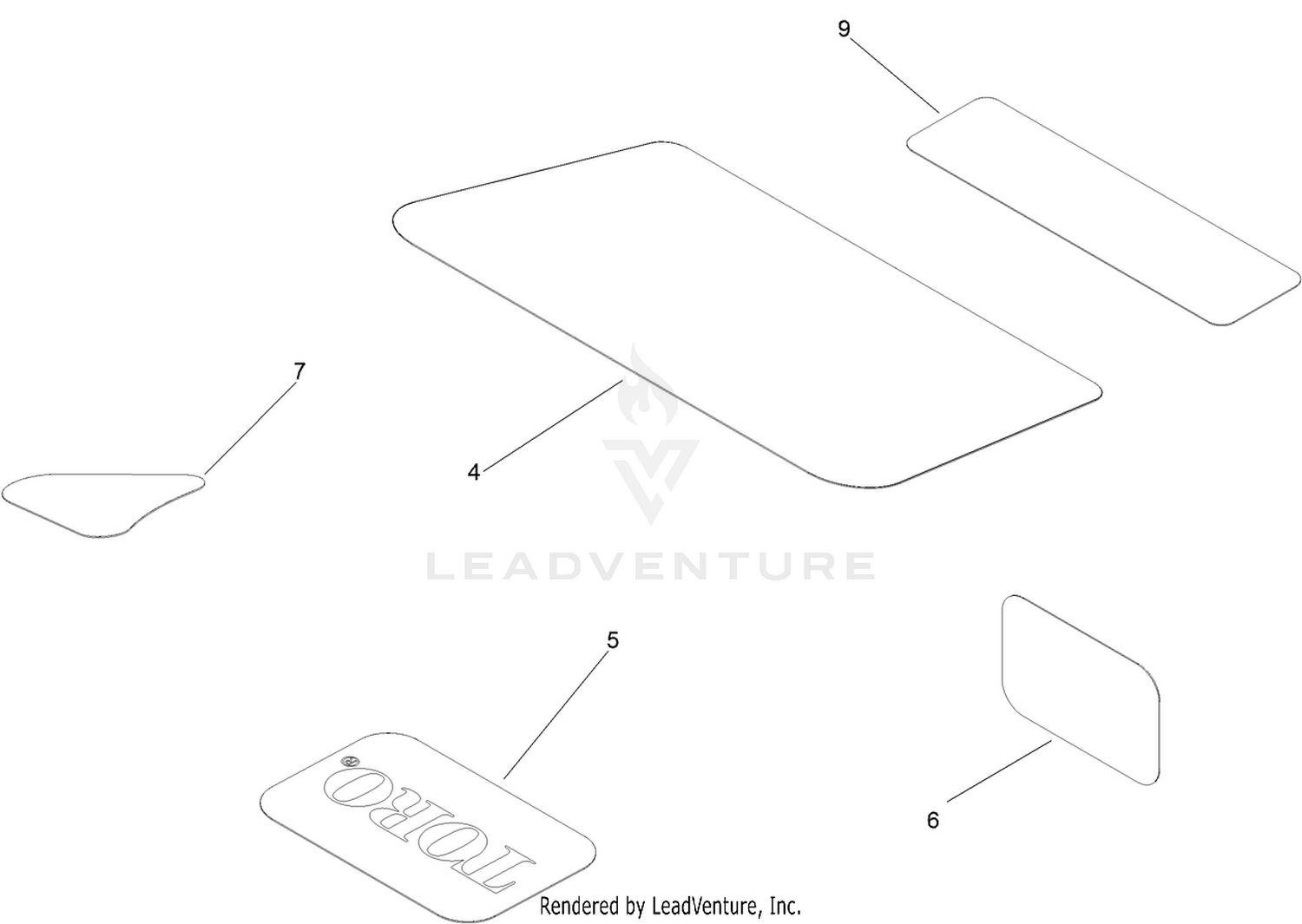 Model Specific Decal Assembly
