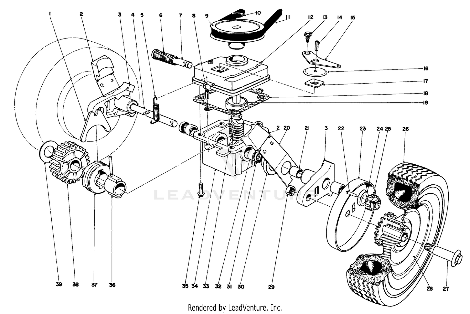 Gear Box Assembly Model 19273