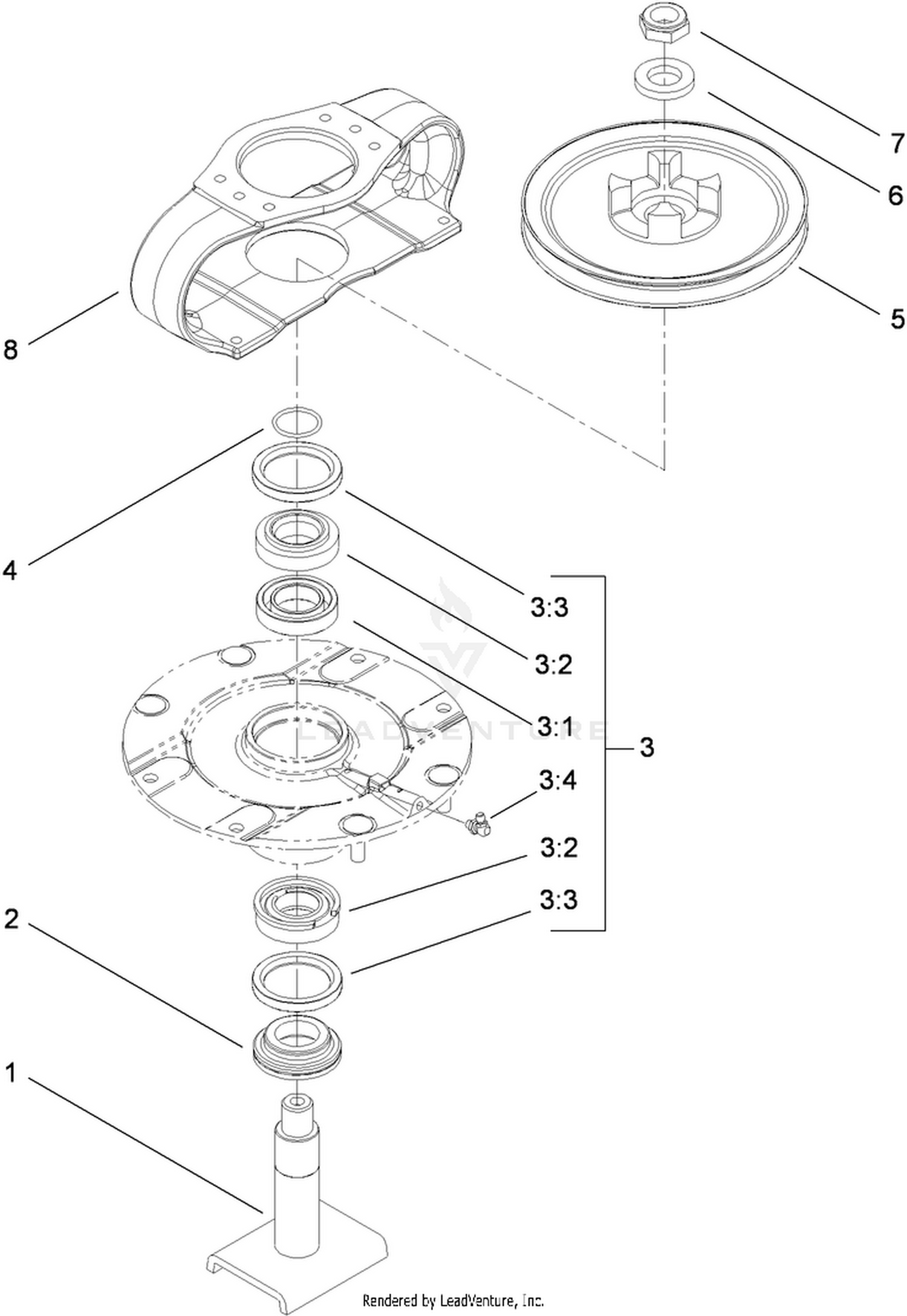 Driving Spindle Assembly No. 119-4547