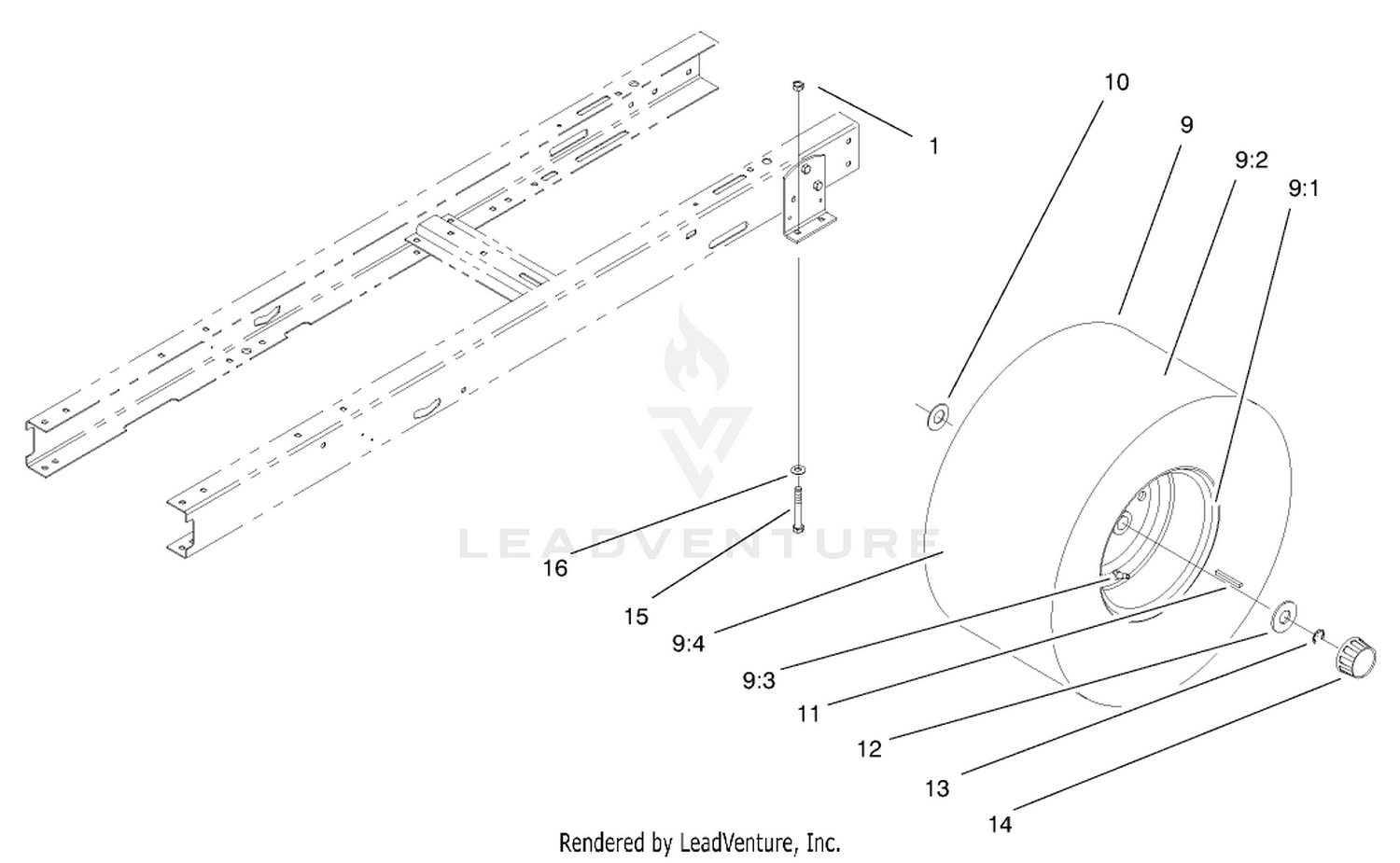 Rear Wheel Assembly