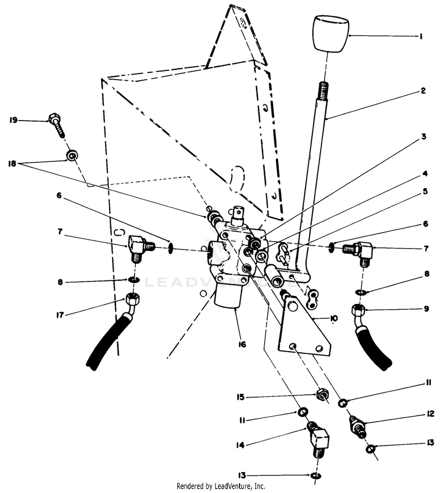Cutting Unit Lift Control Valve Assembly