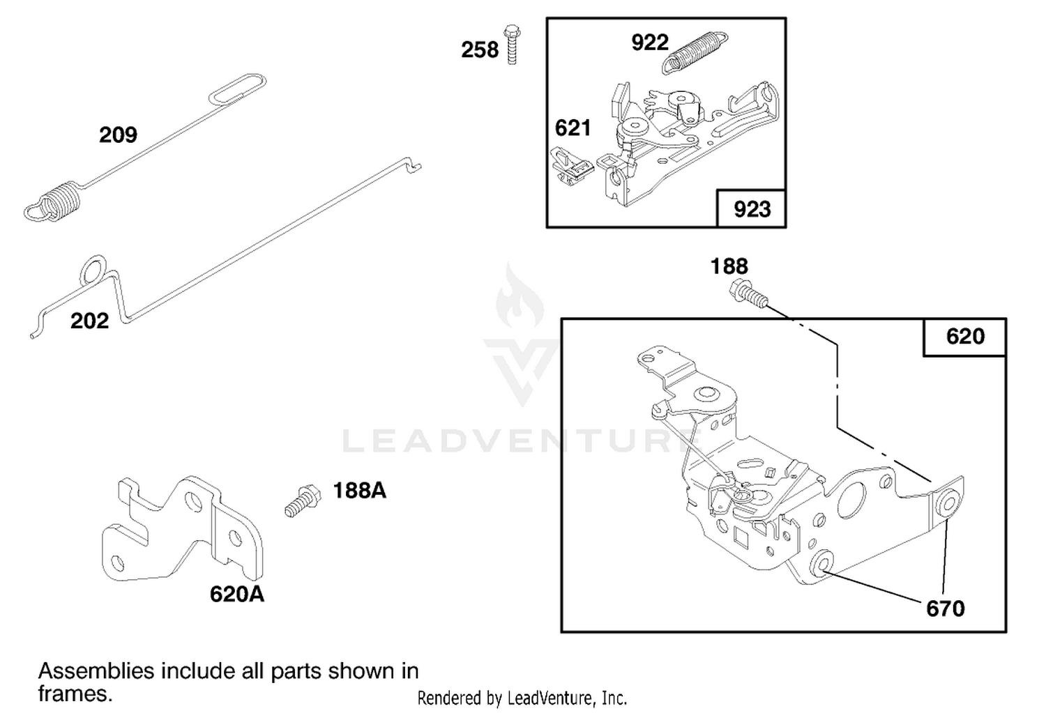 Engine Briggs  Stratton Model 12h802-0658-01 4