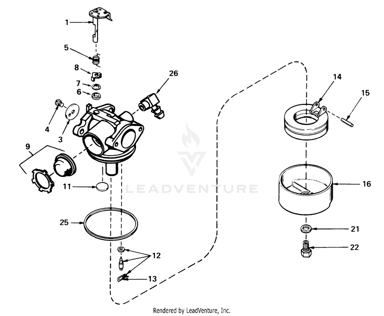 Carburetor No. 632050