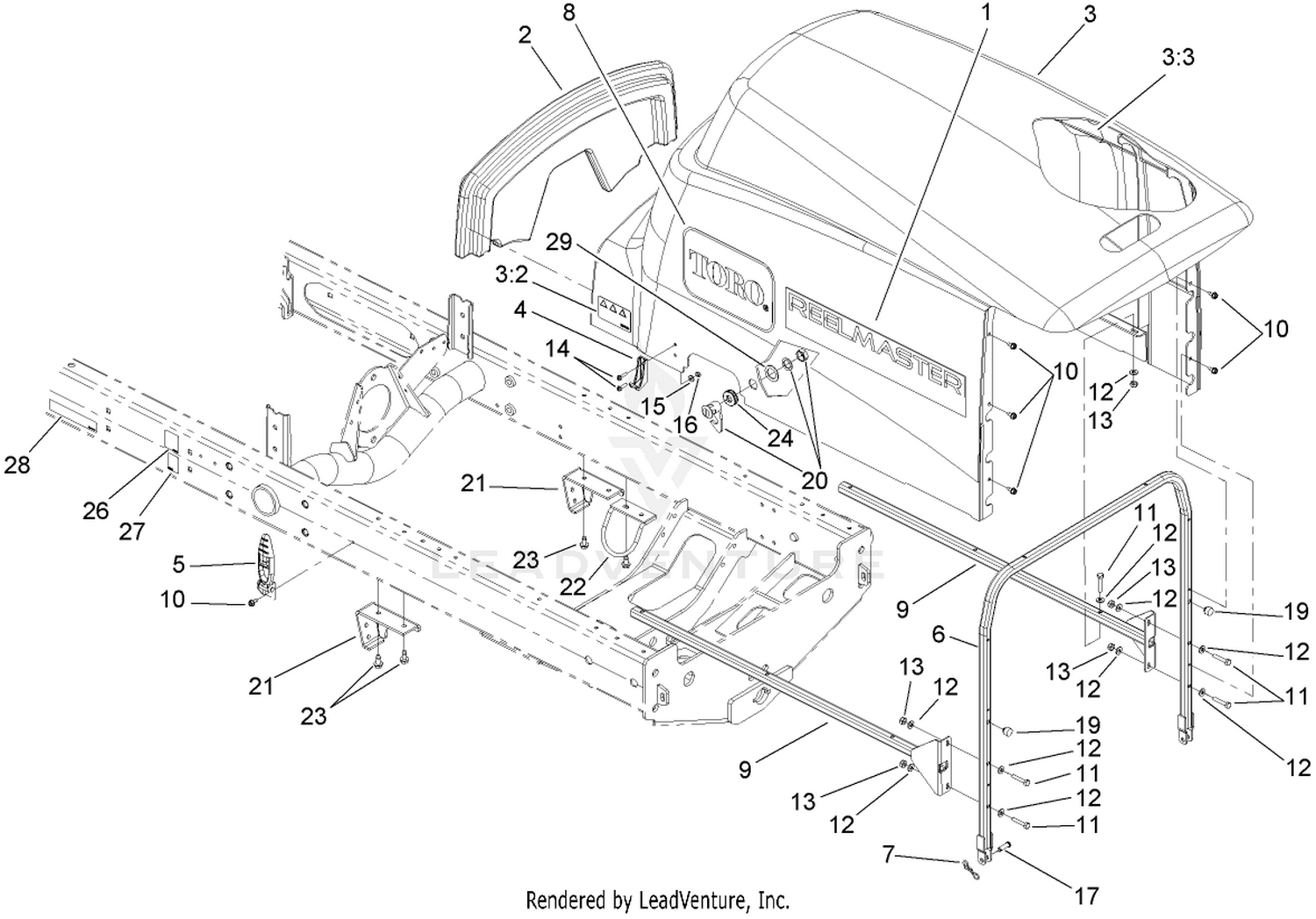 Hood and Body Panel Assembly