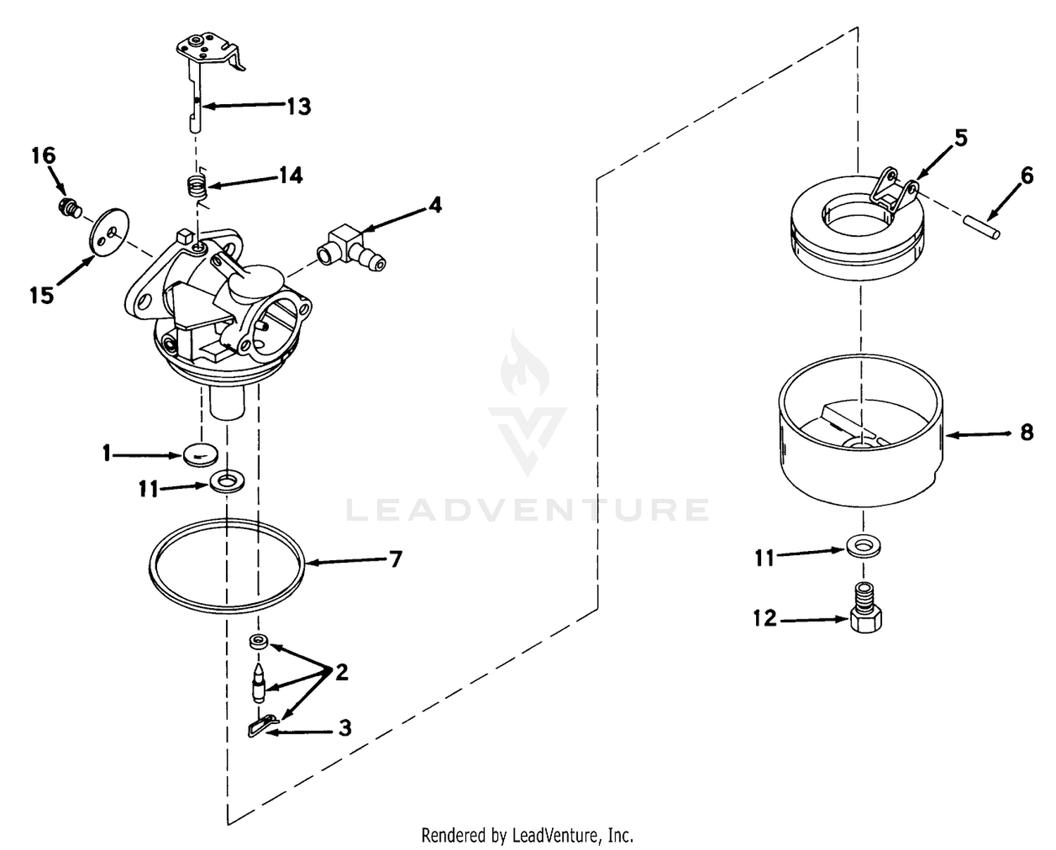 Carburetor Model 631612
