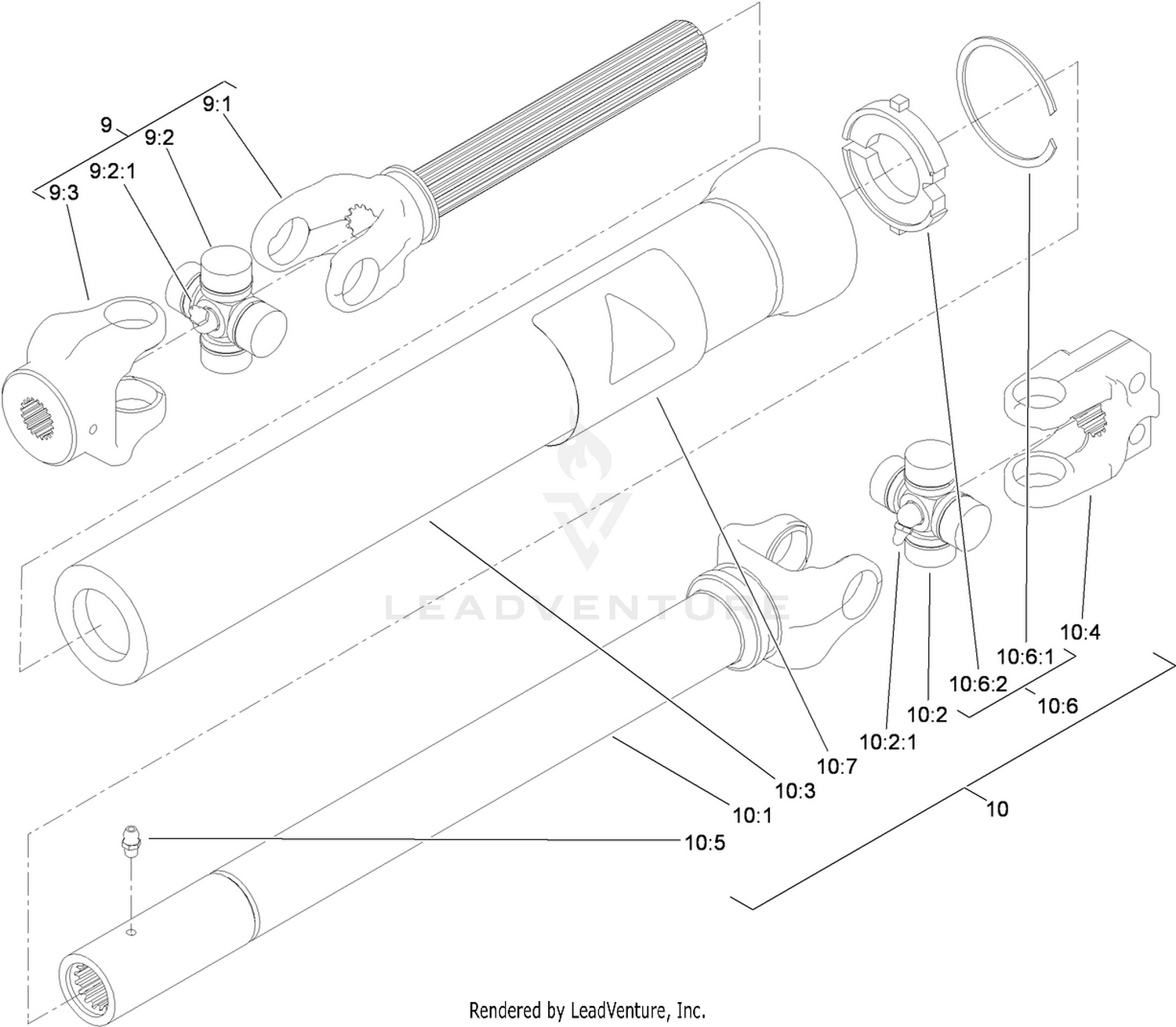 Drive Shaft Assembly No. 104-0264