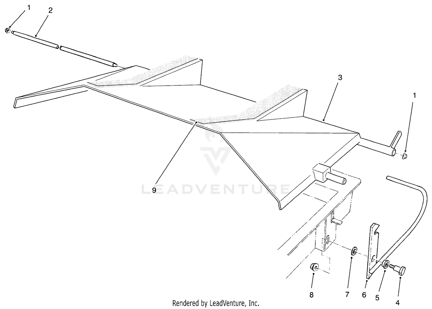 Rear Cover  Latch Assembly