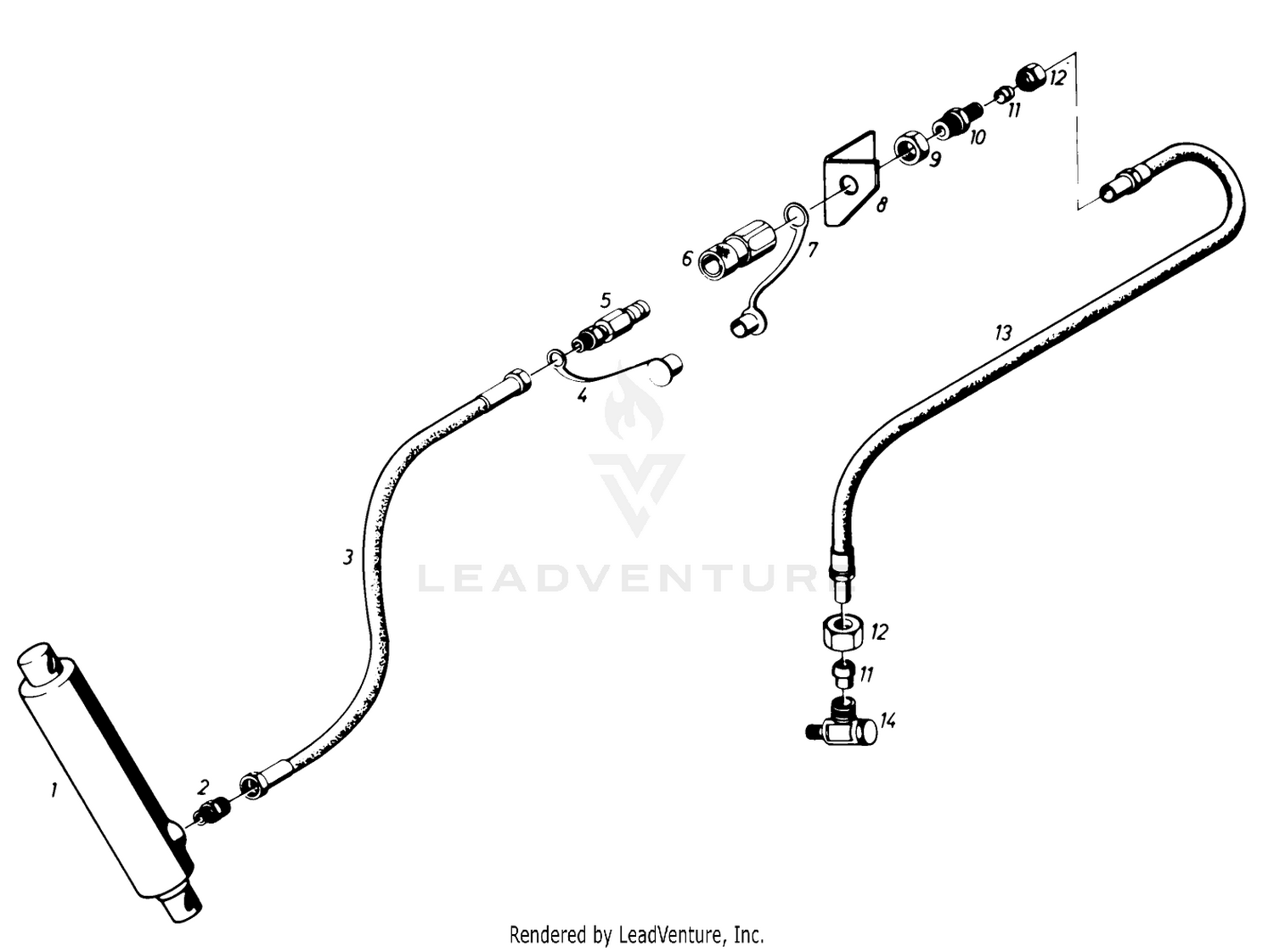 Parts List For Hydraulic System (fig. C)