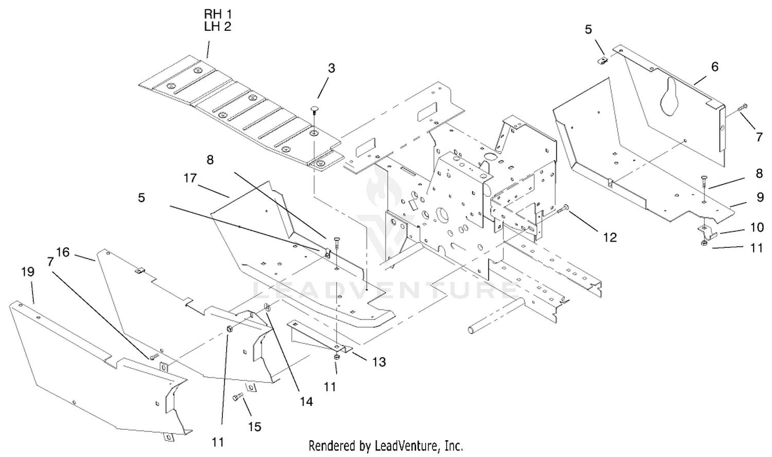 Footrest  Hoodstand Side Covers