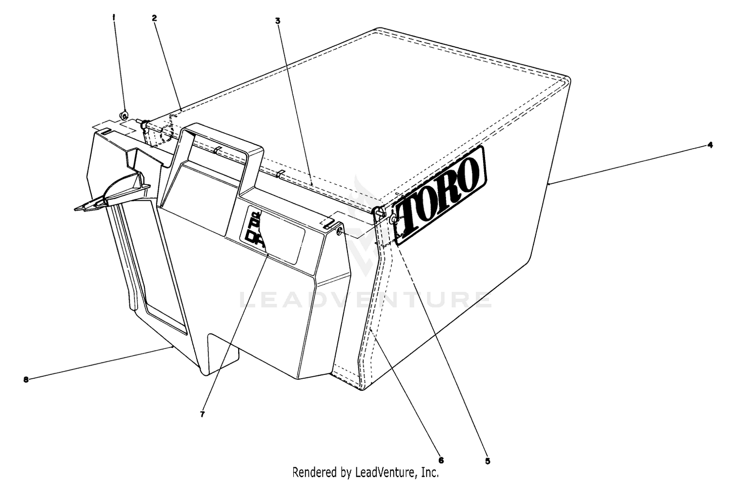 Grass Bag Assembly No. 11-0189