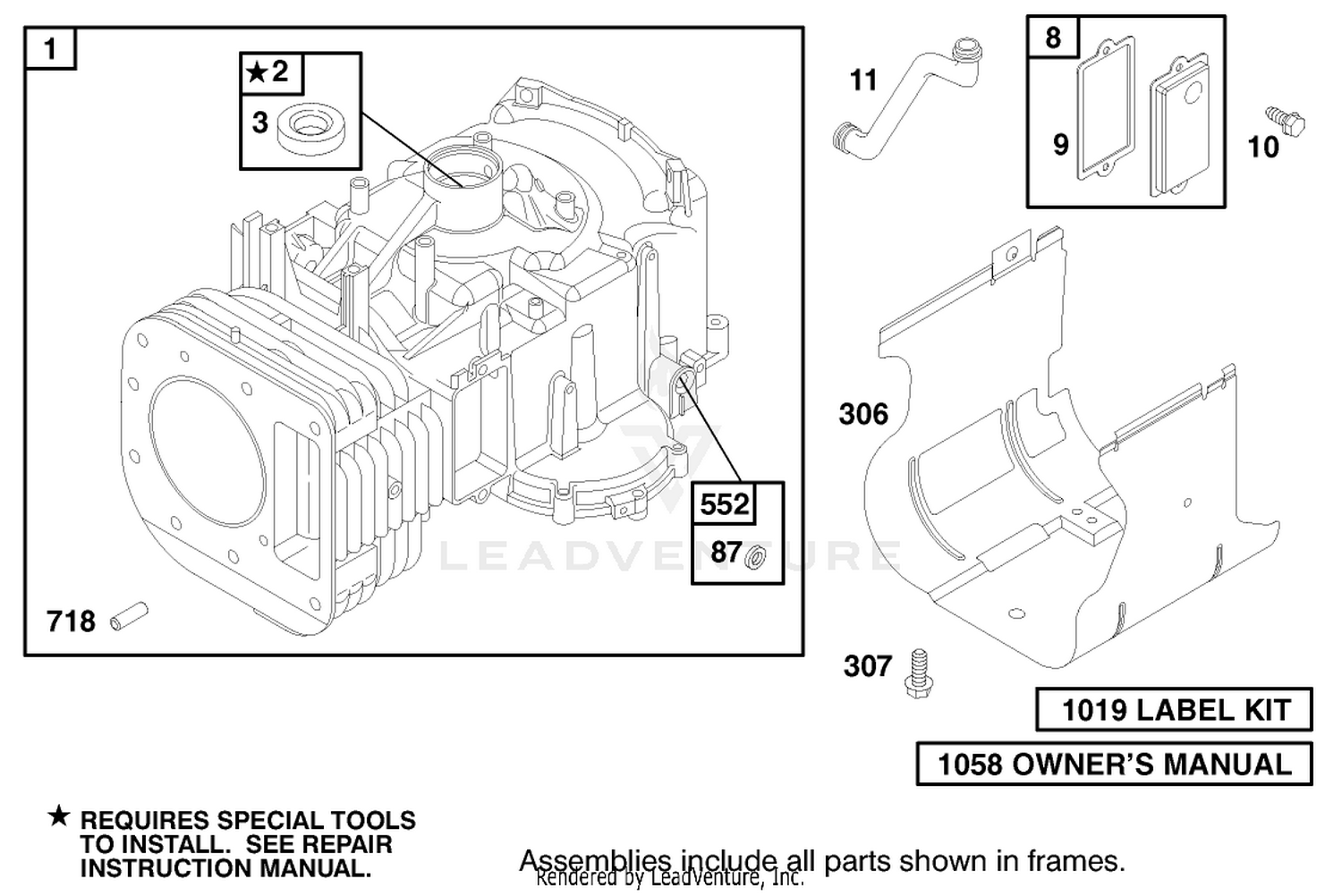 Engine Briggs  Stratton Model 312777-0128-E1