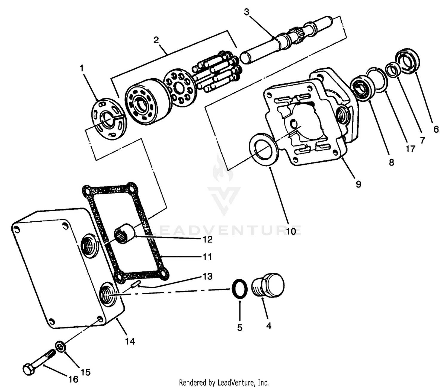 Hydraulic Motor No. 92-2556