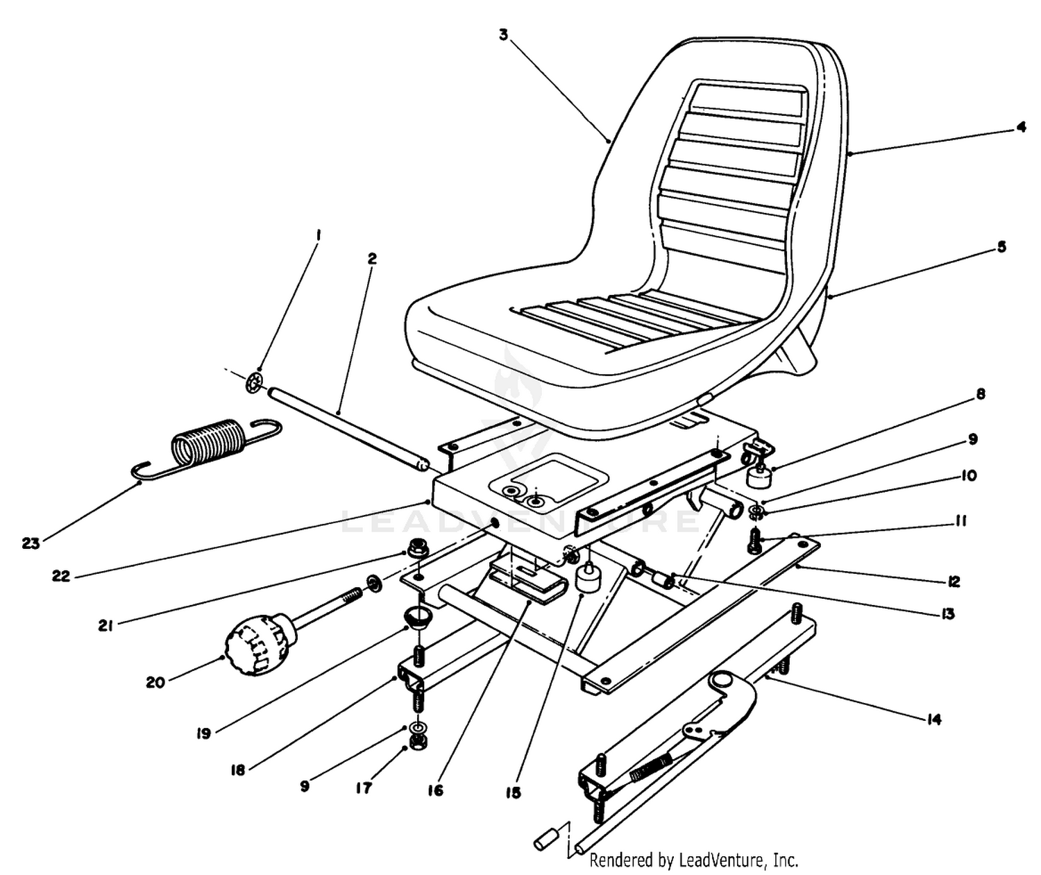 Deluxe Seat Kit Model No. 30772