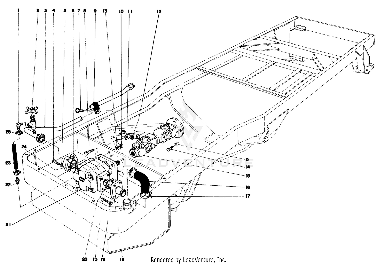 Hydraulic Pump And Universal Drive Assembly