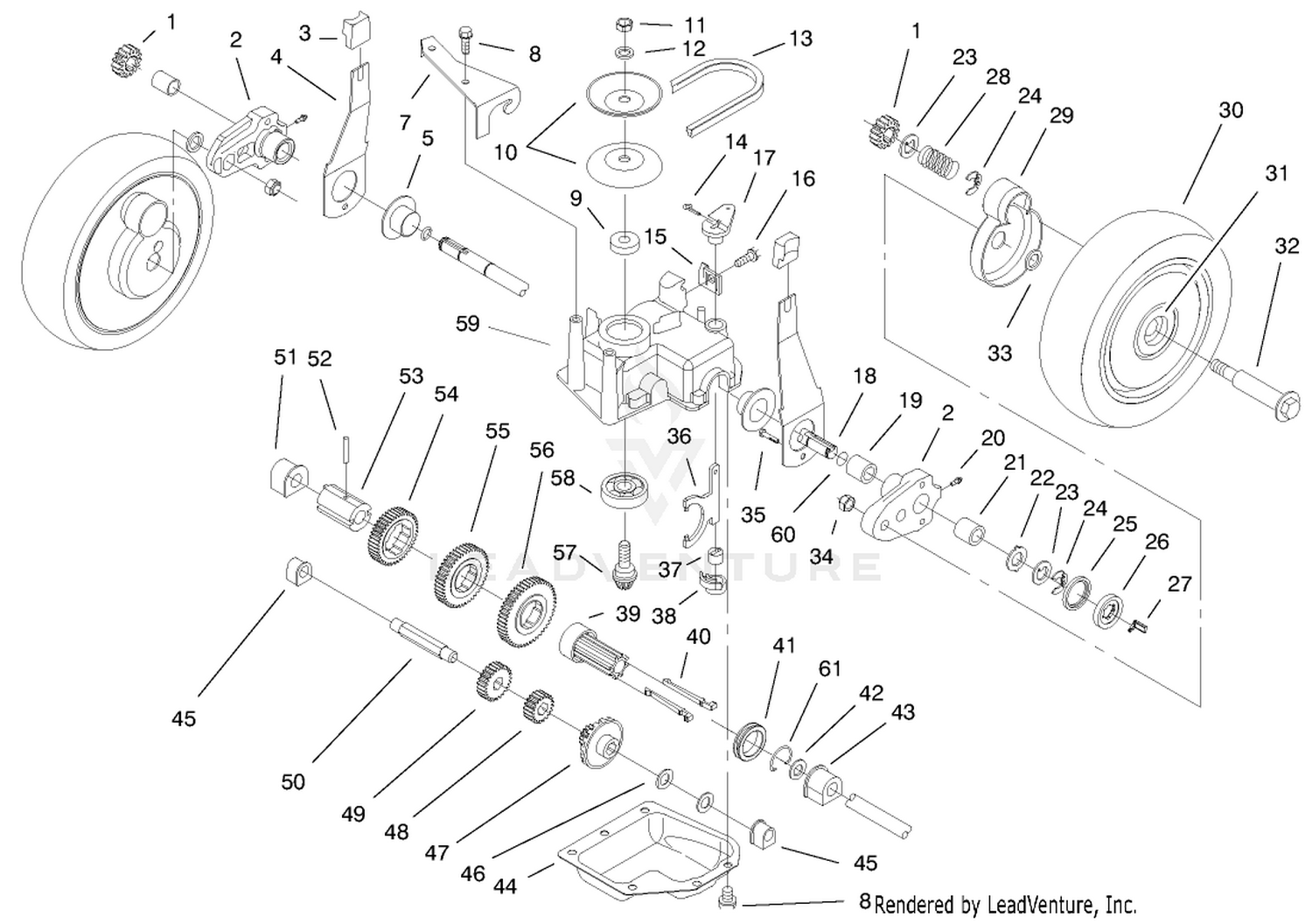 Gear Case Assembly
