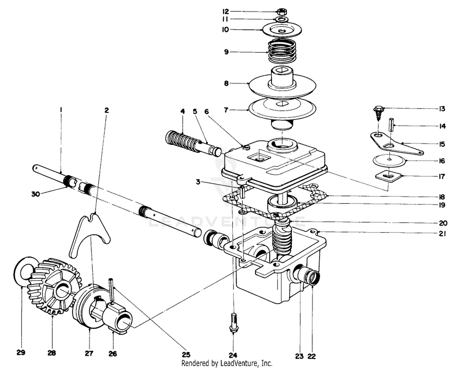 Gear Case Assembly (model 20506  20696)