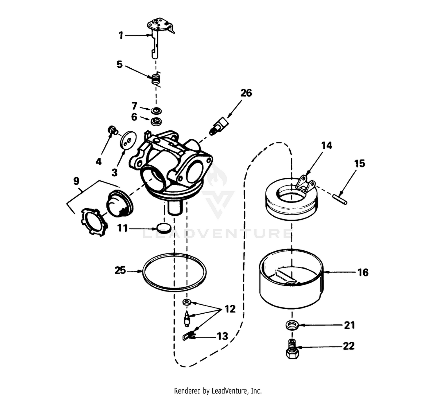 Carburetor No. 632098