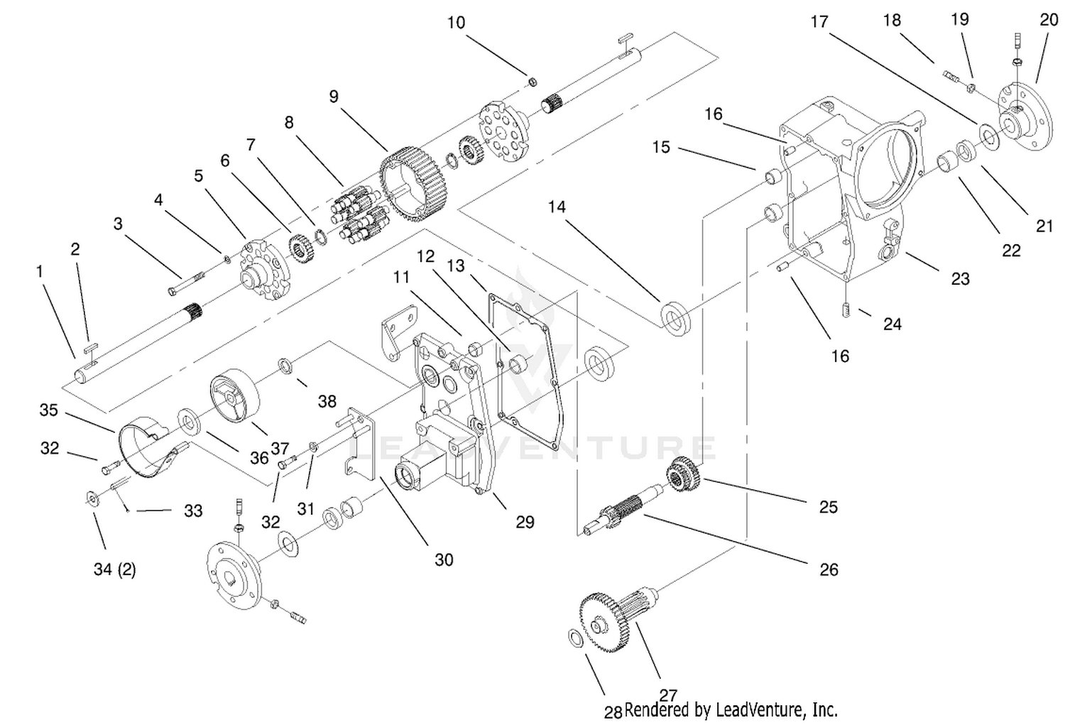 Hydro Transaxle Assembly