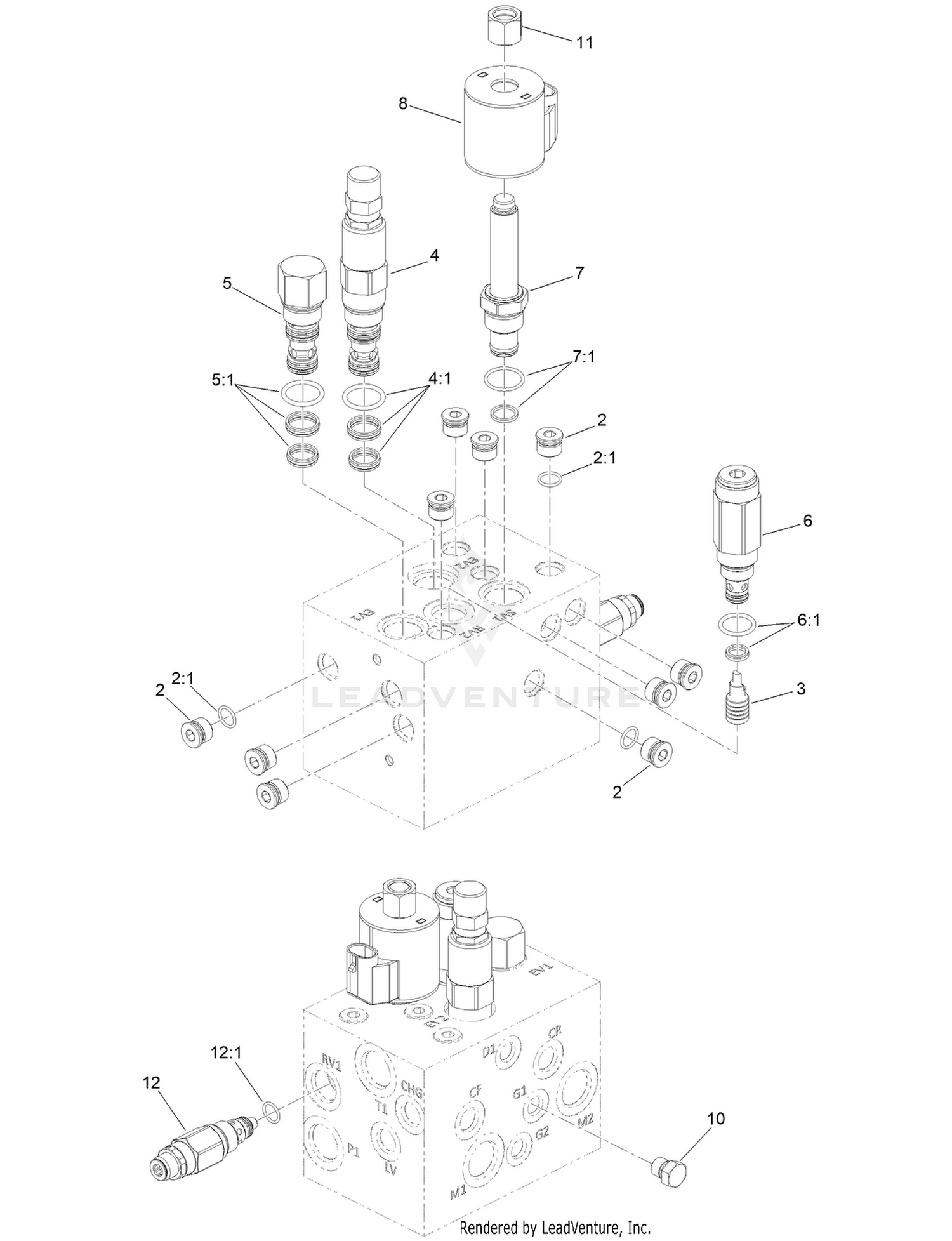 Hydraulic Manifold Assembly No. 145-5279