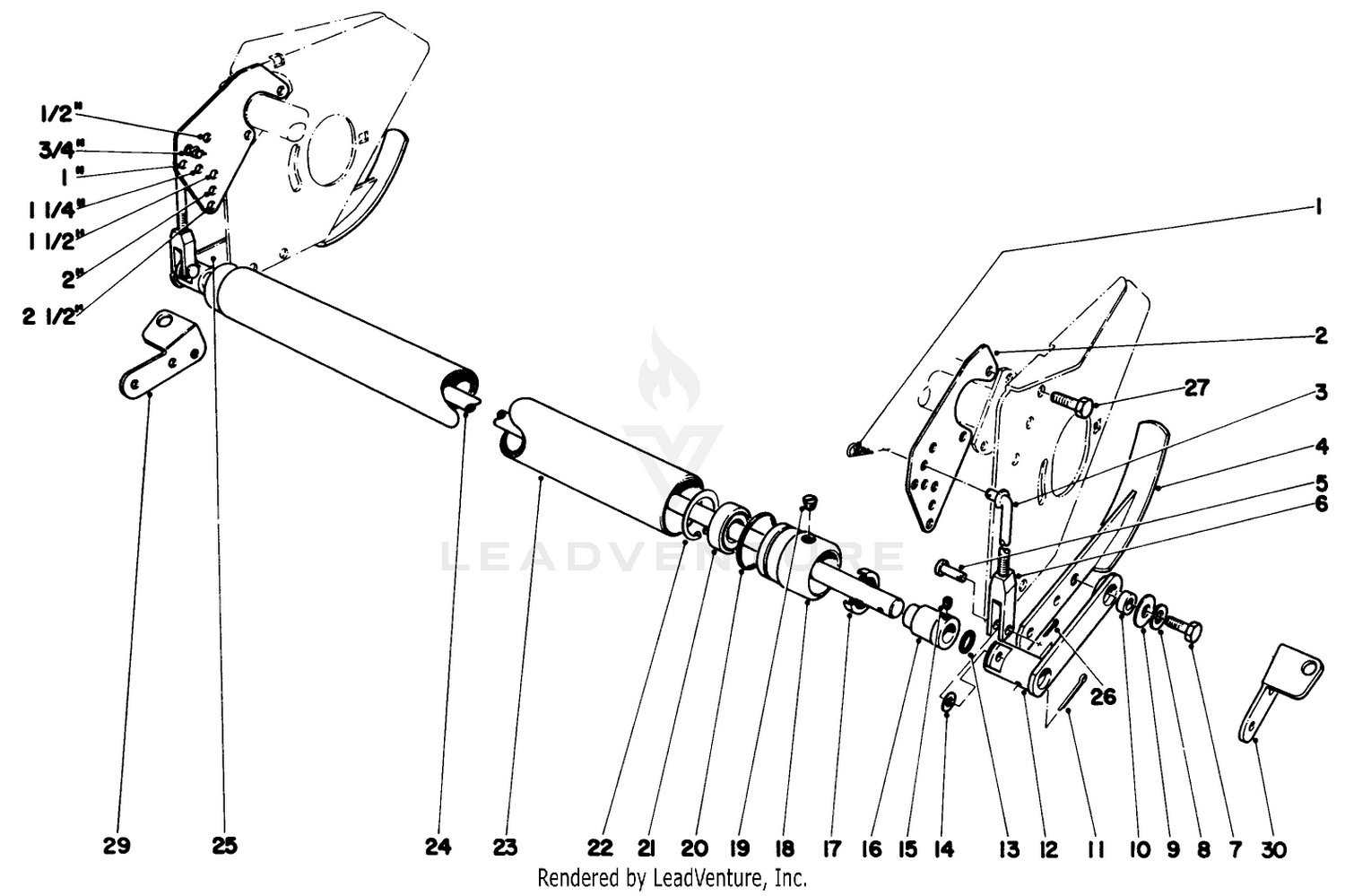 Roller Kits-Rear (optional) Part No. 4-5279 Coated Part No. 4-8349 Uncoated
