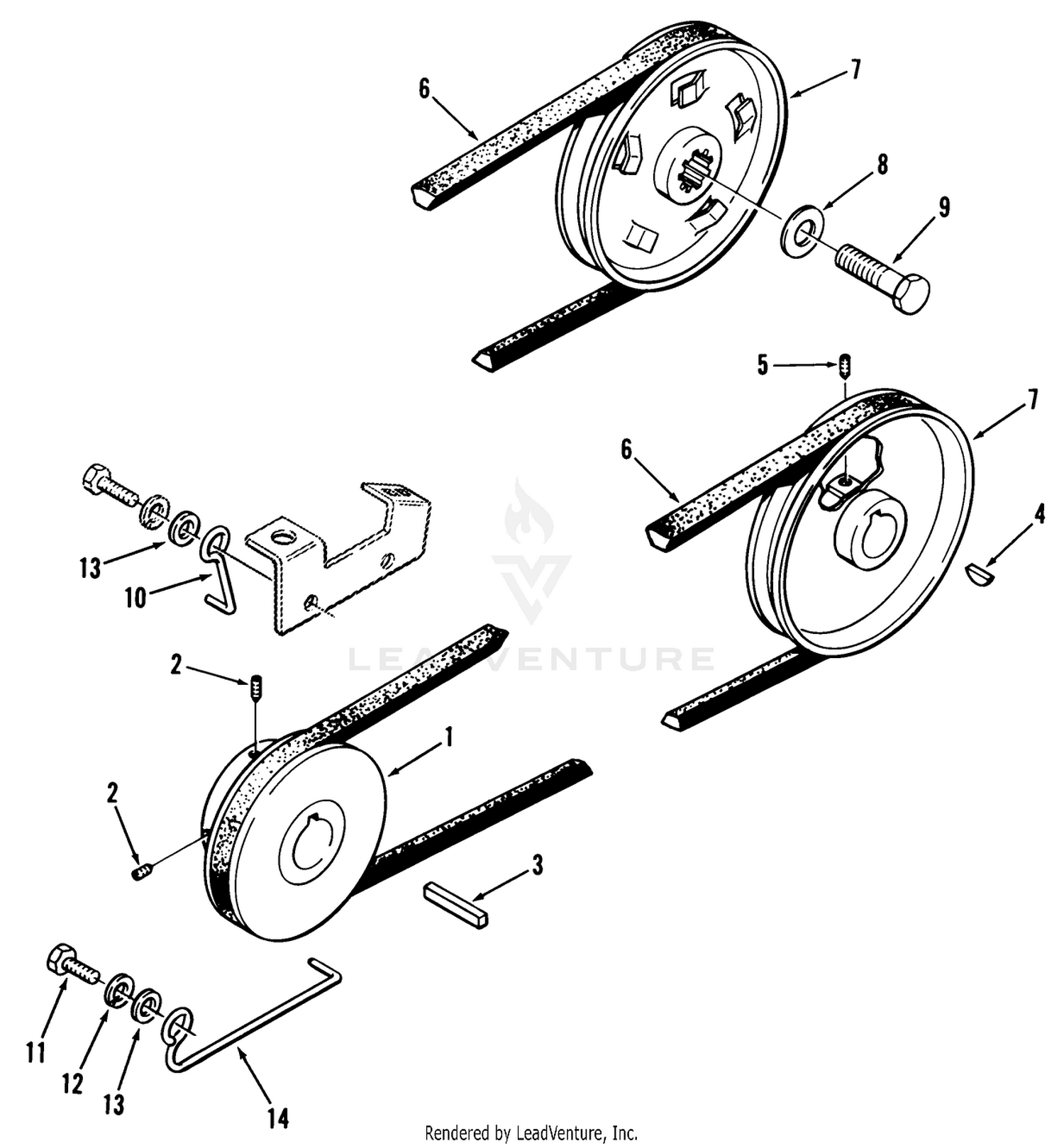 Drive Belt And Pulleys