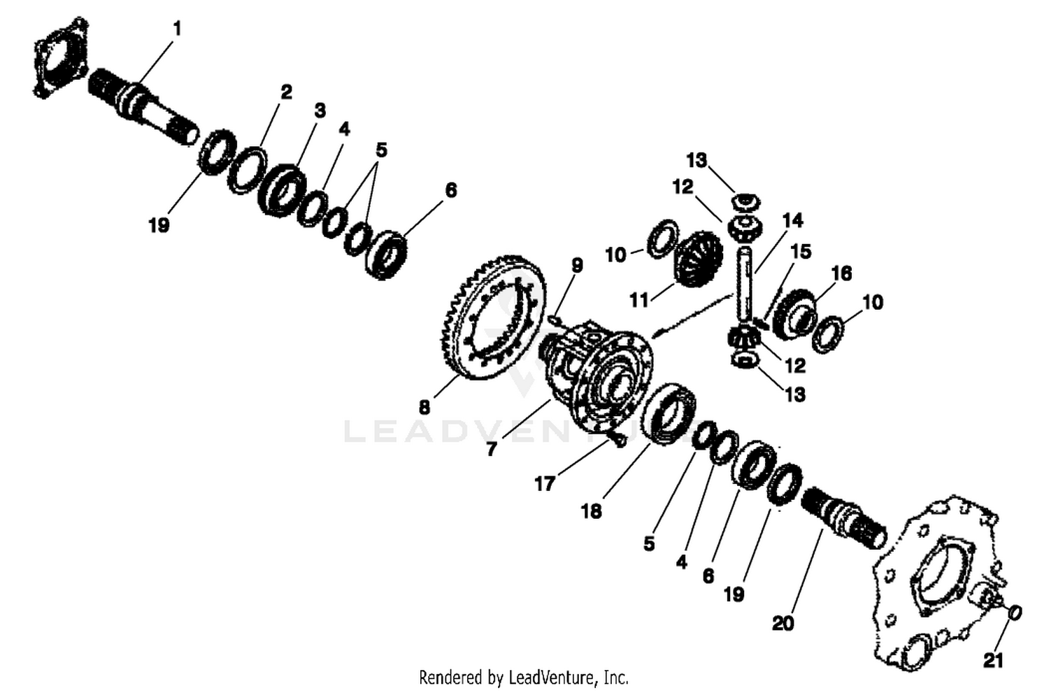 DIFFERENTIAL GEAR ASM