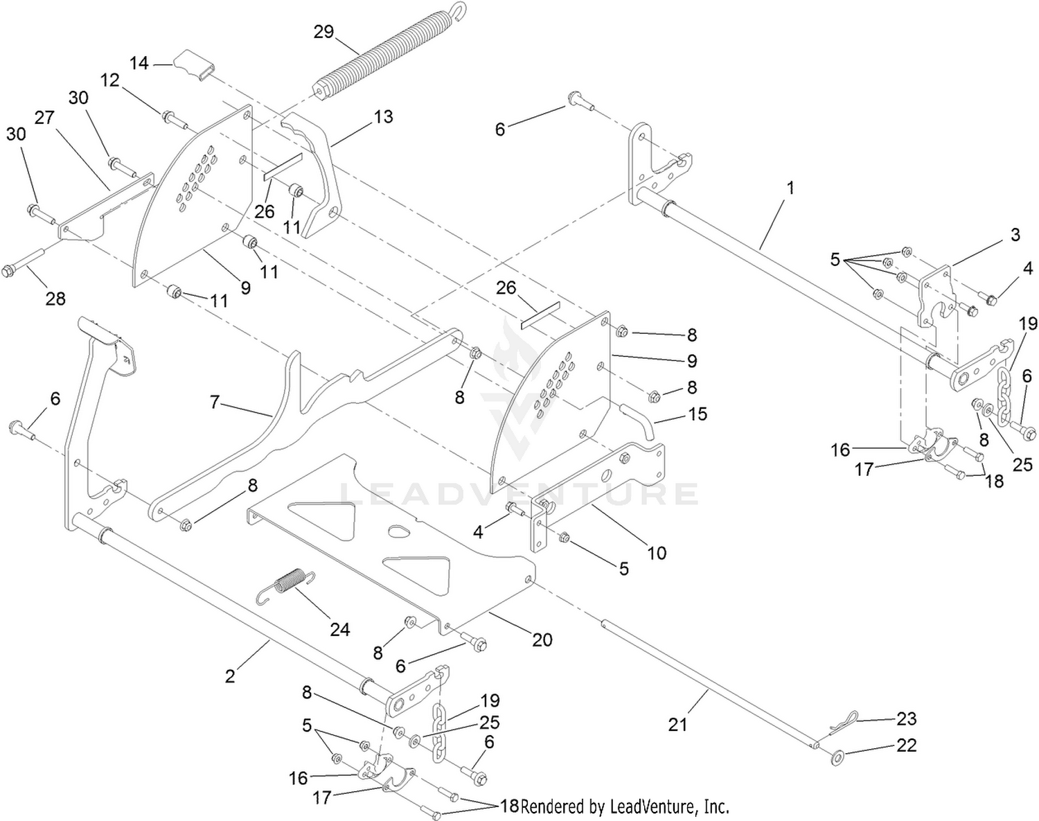Deck Lift Assembly