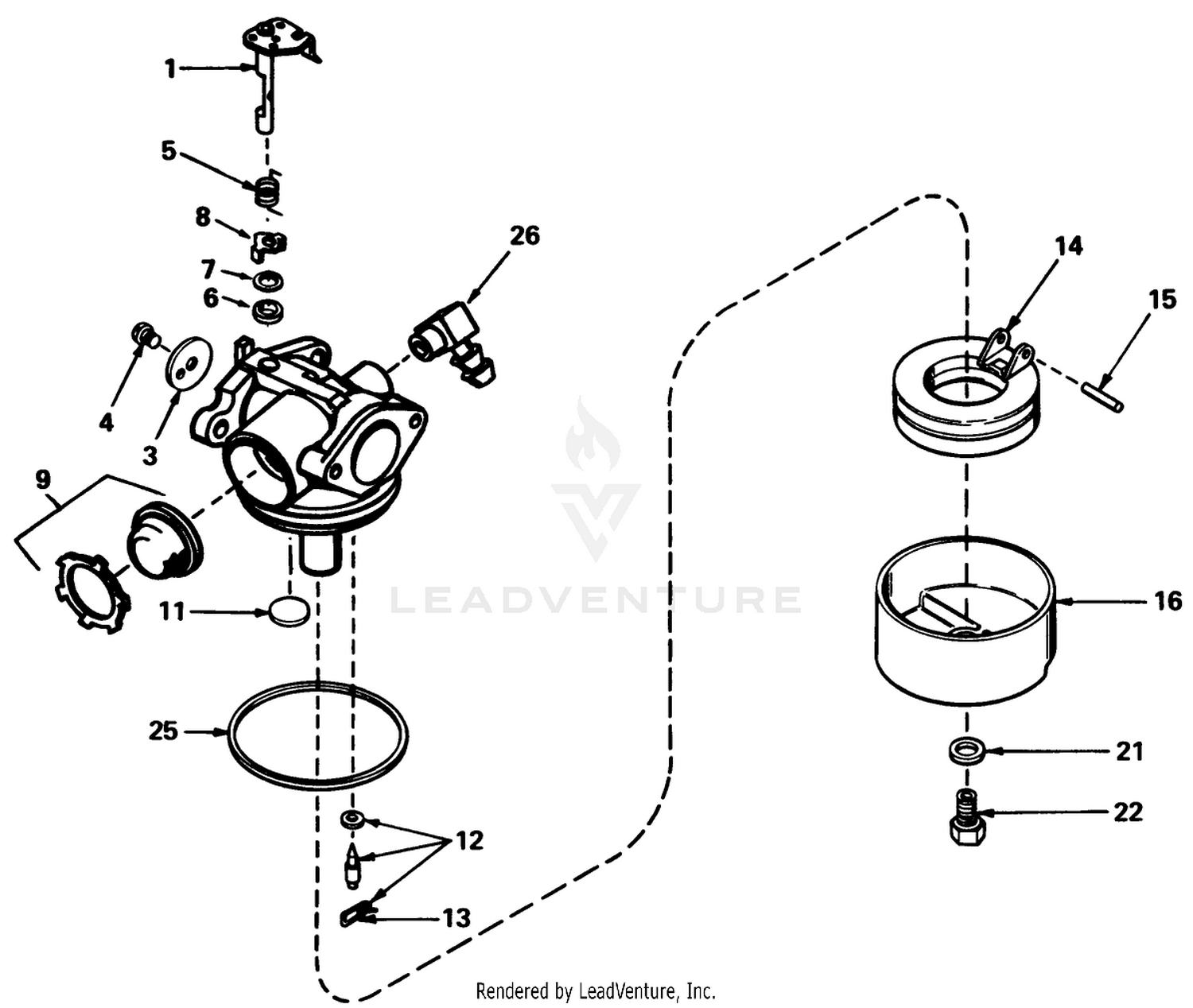 Carburetor No. 632050