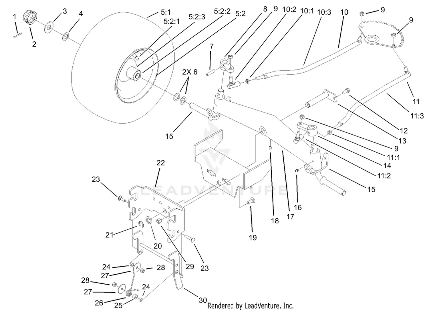 Front Axle and Front Hitch Assembly