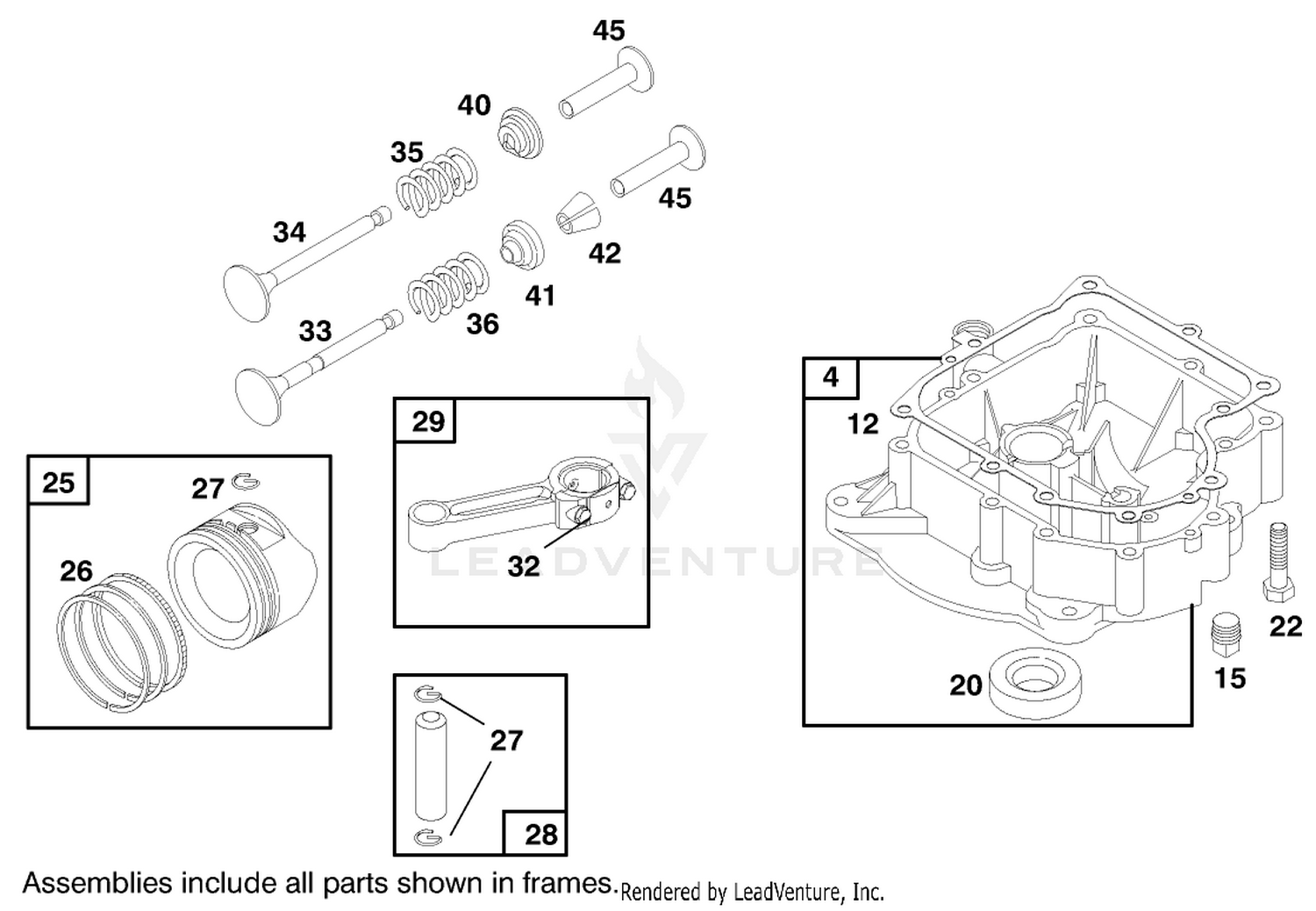 Engine Briggs  Stratton Model 284707-1148-E1 3